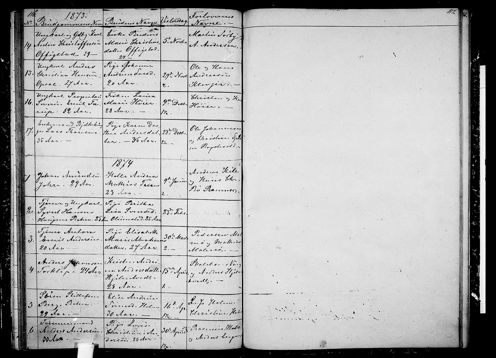 Våle kirkebøker, SAKO/A-334/G/Ga/L0003: Parish register (copy) no. I 3, 1863-1874, p. 116-117