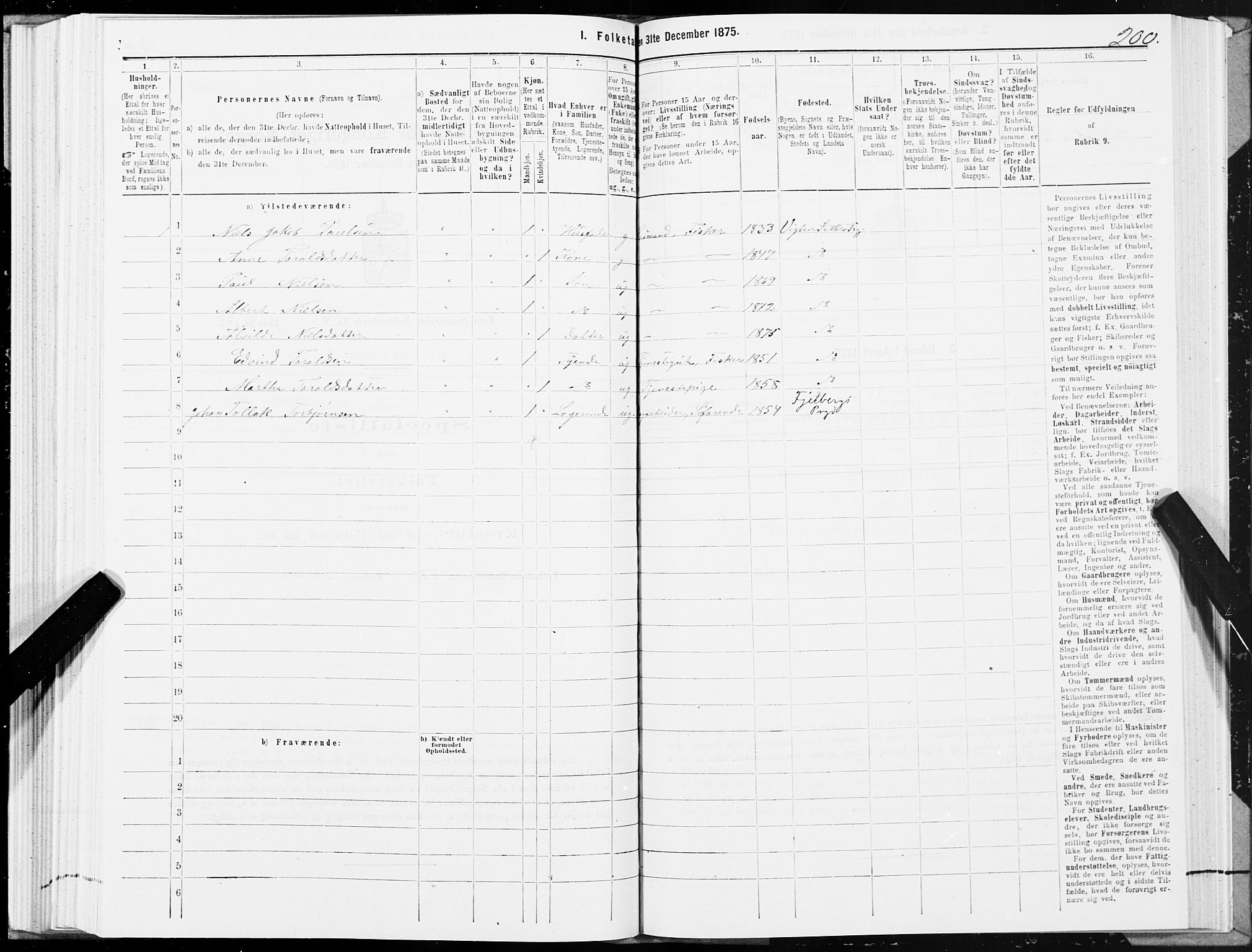 SAT, 1875 census for 1751P Nærøy, 1875, p. 4200