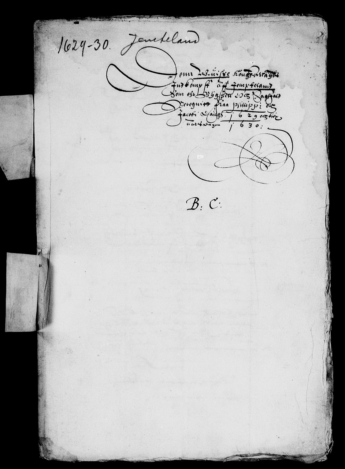 Rentekammeret inntil 1814, Reviderte regnskaper, Lensregnskaper, AV/RA-EA-5023/R/Rb/Rbw/L0041: Trondheim len, 1629-1630