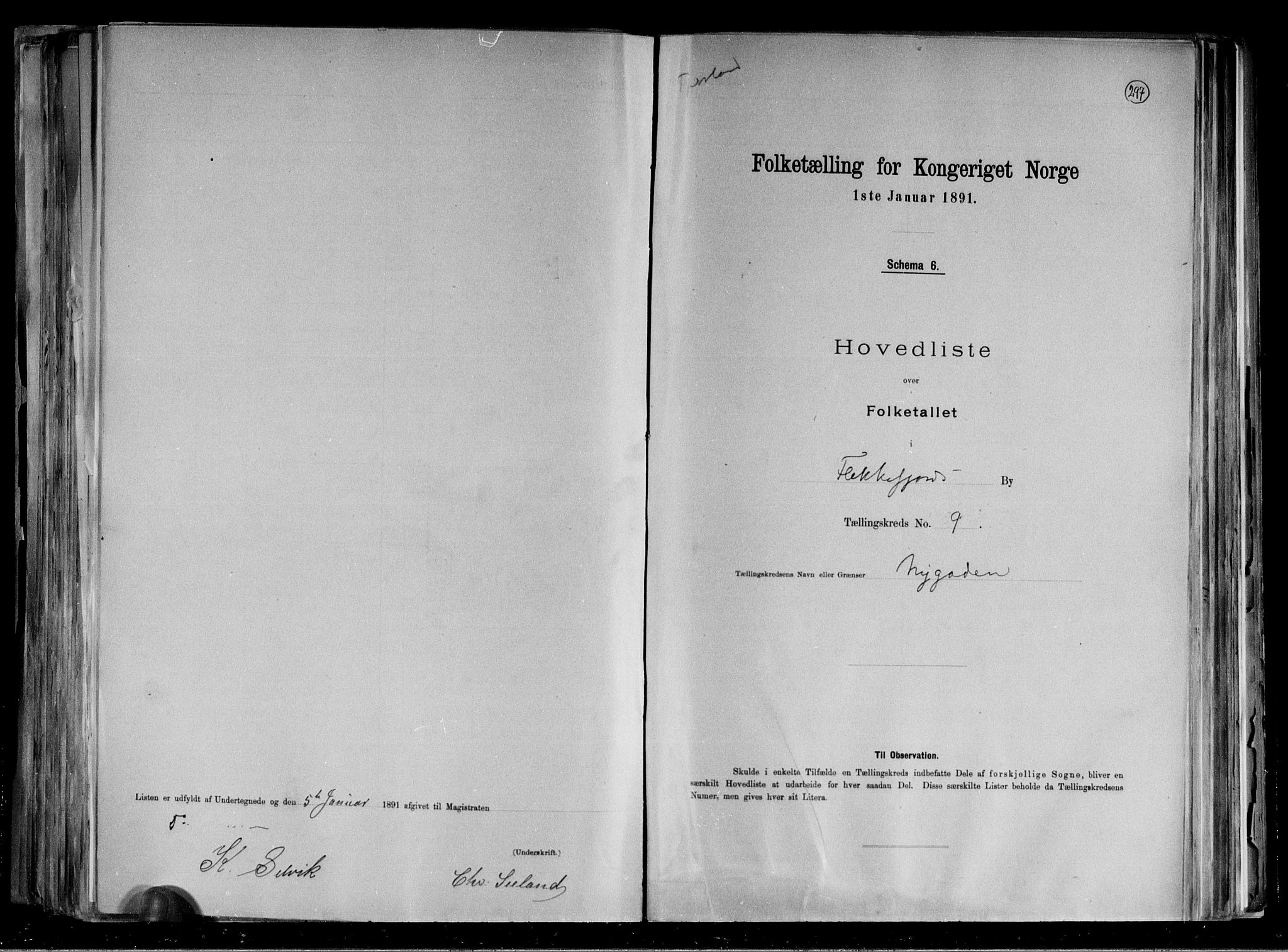 RA, 1891 census for 1004 Flekkefjord, 1891, p. 16