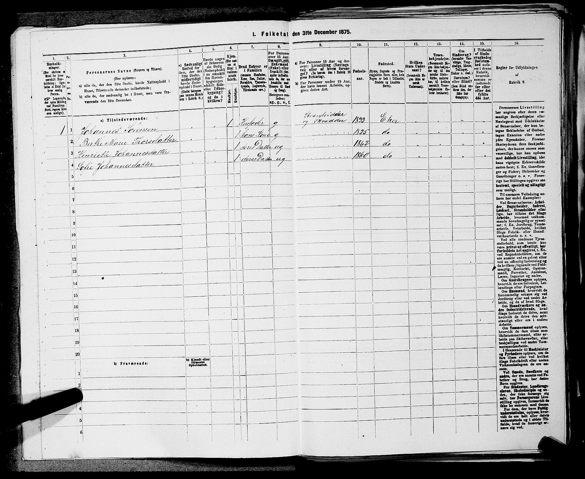 SAKO, 1875 census for 0624P Eiker, 1875, p. 1723