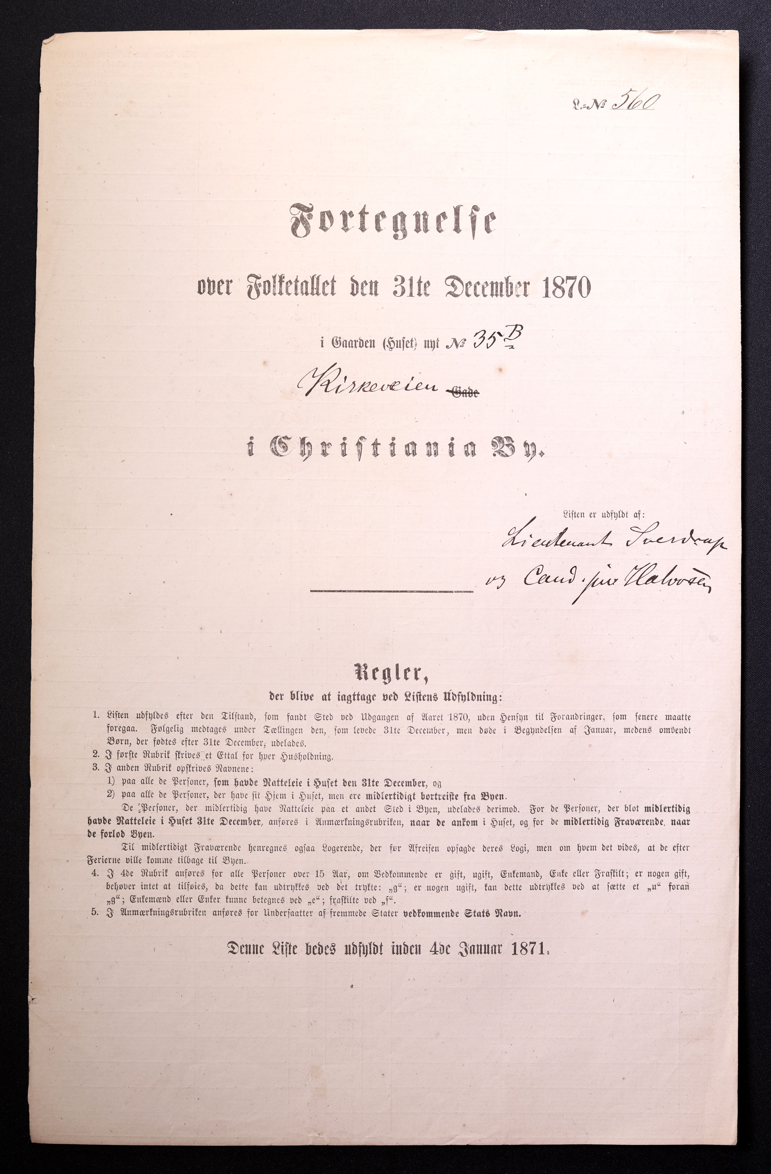 RA, 1870 census for 0301 Kristiania, 1870, p. 1550