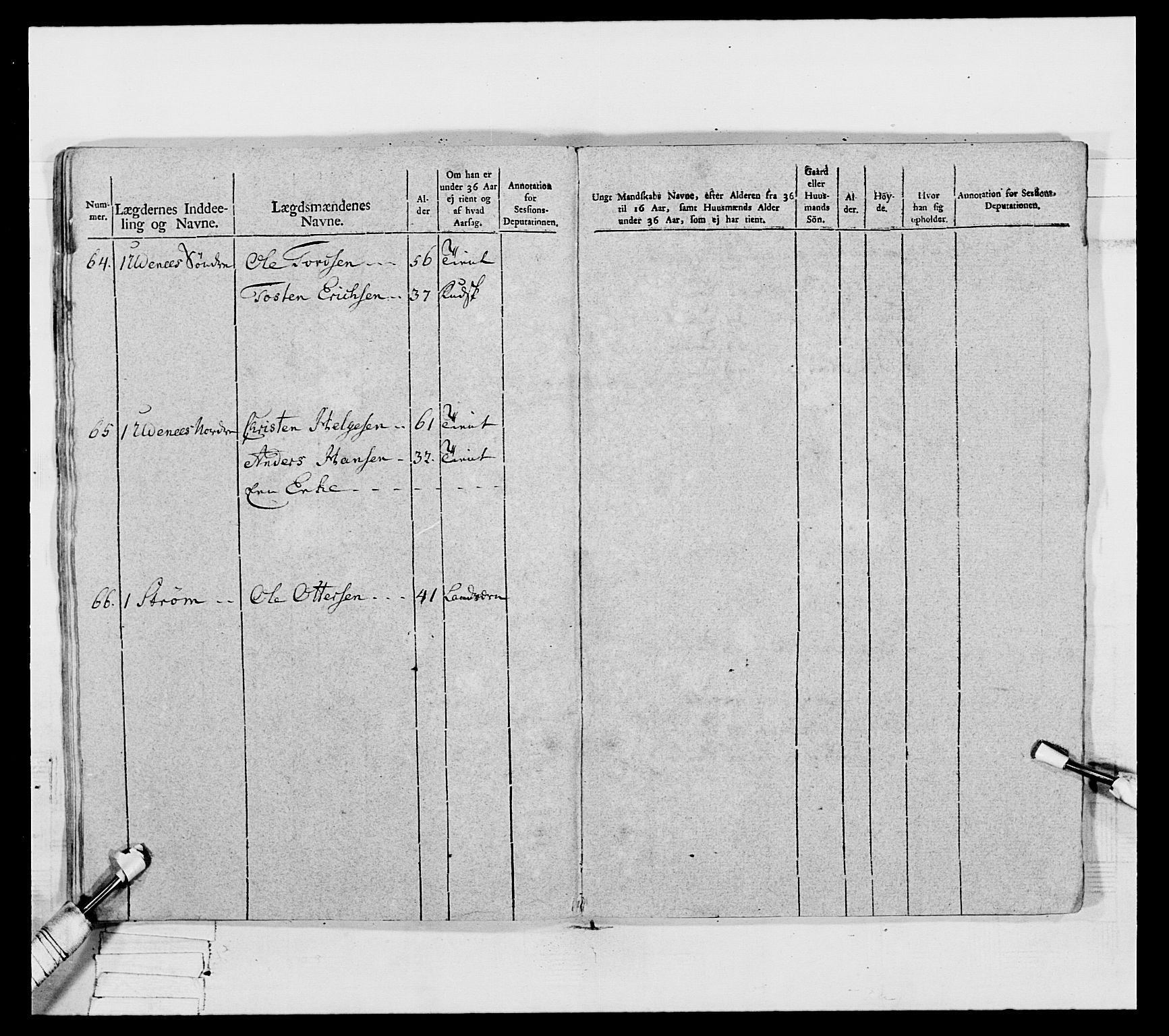 Generalitets- og kommissariatskollegiet, Det kongelige norske kommissariatskollegium, AV/RA-EA-5420/E/Eh/L0067: Opplandske nasjonale infanteriregiment, 1789-1797, p. 425