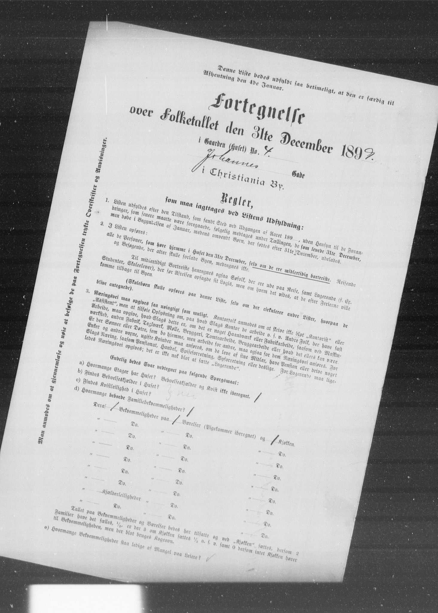 OBA, Municipal Census 1899 for Kristiania, 1899, p. 6117