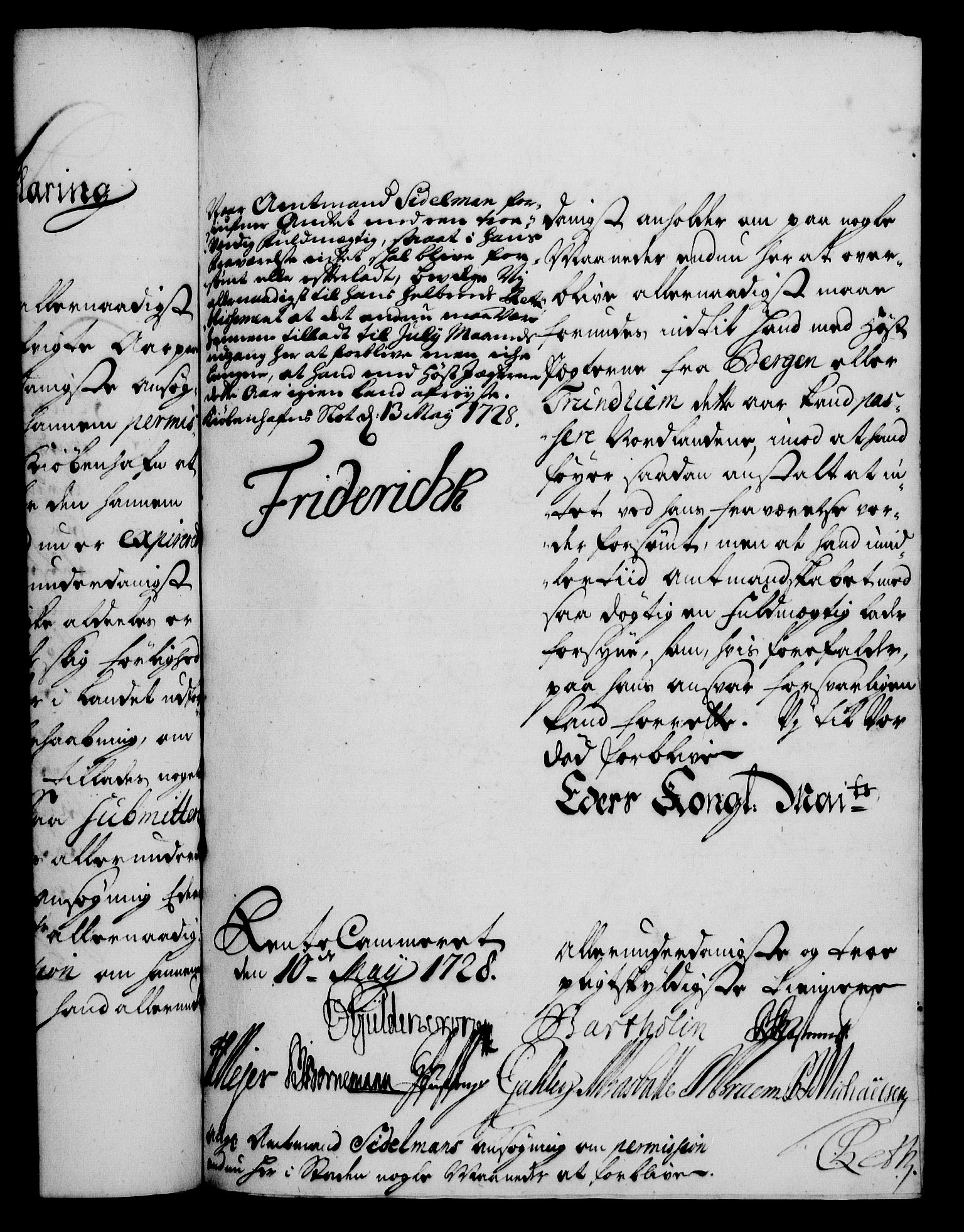 Rentekammeret, Kammerkanselliet, RA/EA-3111/G/Gf/Gfa/L0011: Norsk relasjons- og resolusjonsprotokoll (merket RK 52.11), 1728, p. 332