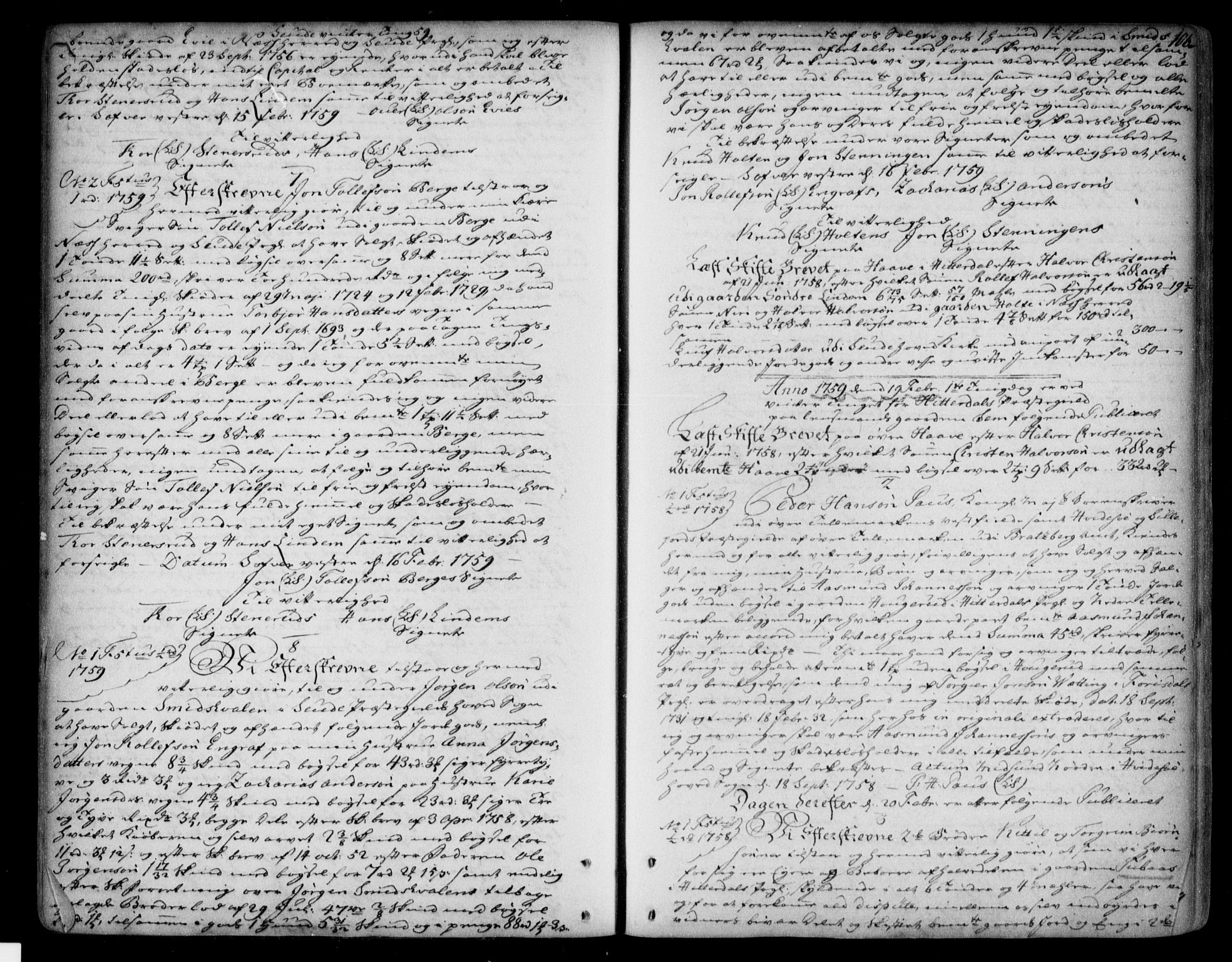 Nedre Telemark sorenskriveri, AV/SAKO-A-135/G/Ga/Gaa/L0001k: Mortgage book no. K, 1756-1775, p. 106
