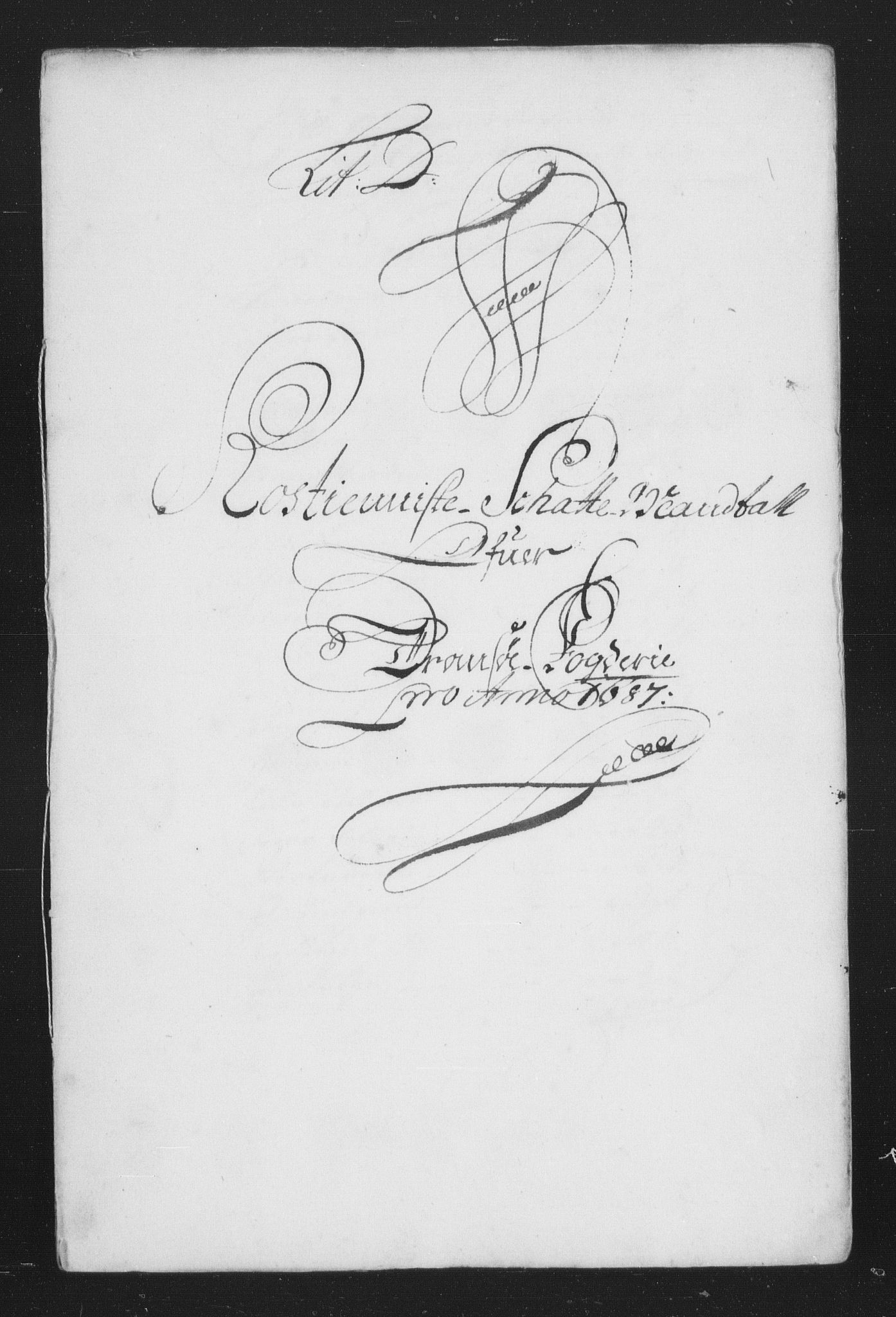 Rentekammeret inntil 1814, Reviderte regnskaper, Stiftamtstueregnskaper, Trondheim stiftamt og Nordland amt, AV/RA-EA-6044/R/Rh/L0010: Nordland amt, 1687