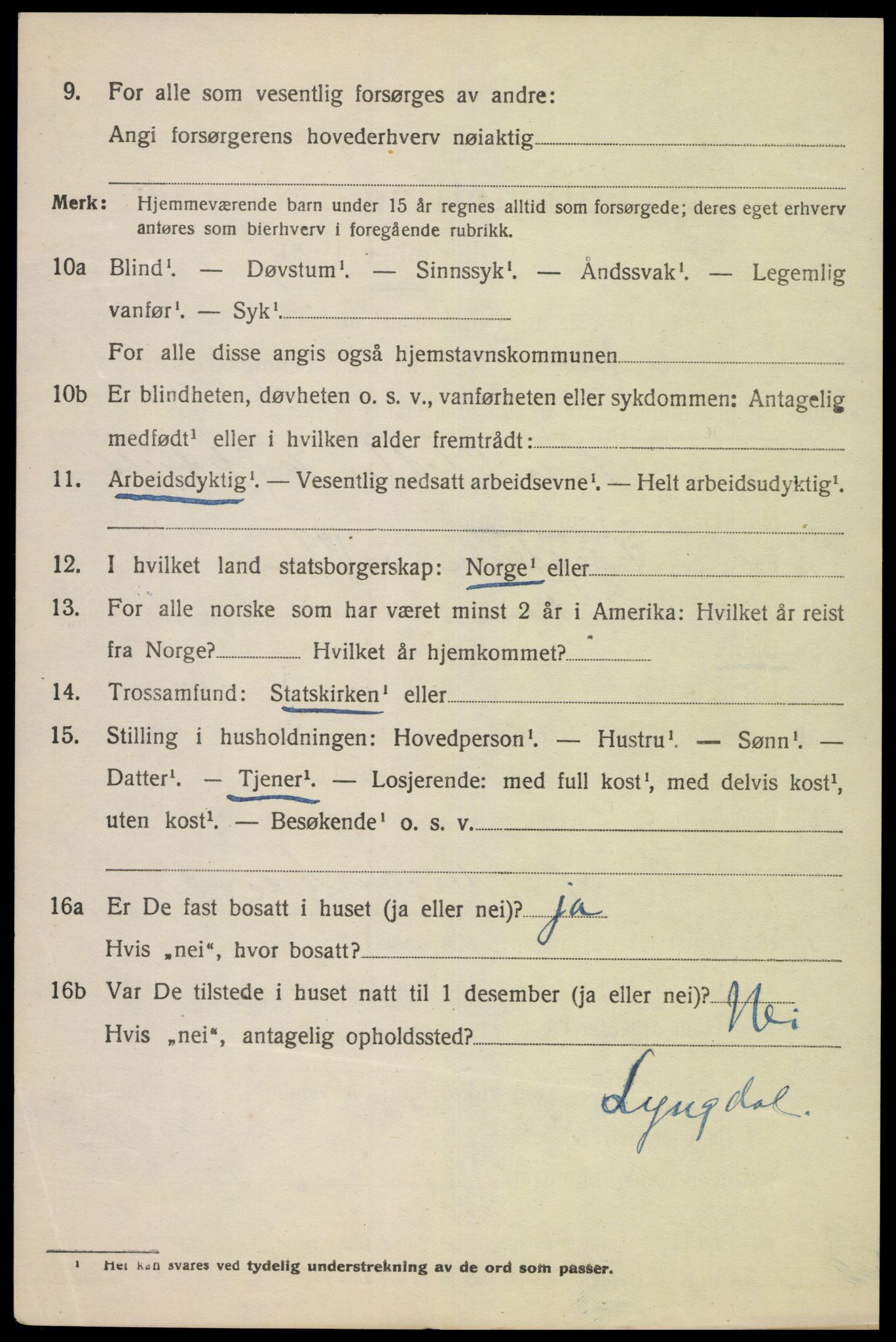 SAK, 1920 census for Eiken, 1920, p. 762