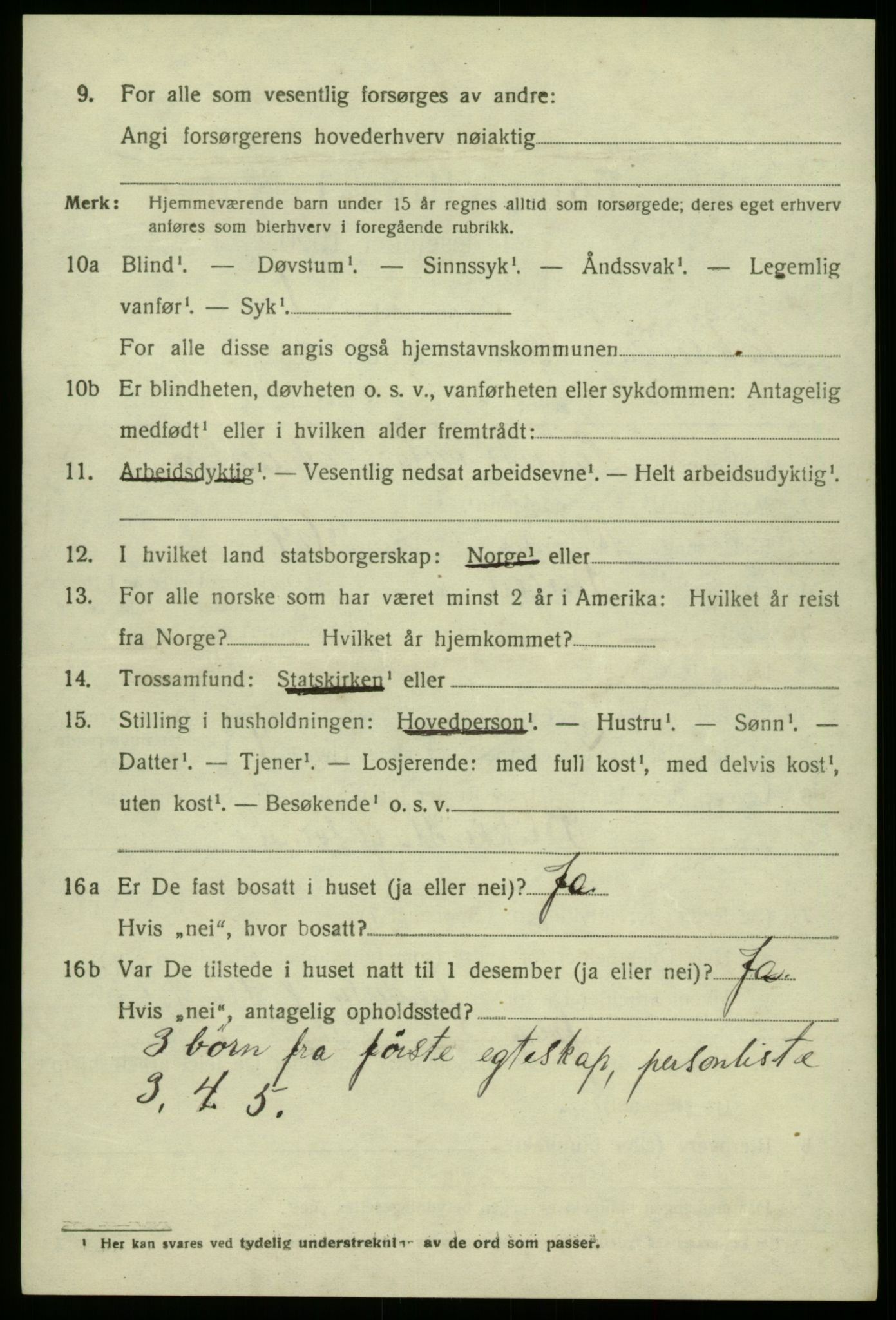 SAB, 1920 census for Laksevåg, 1920, p. 5005