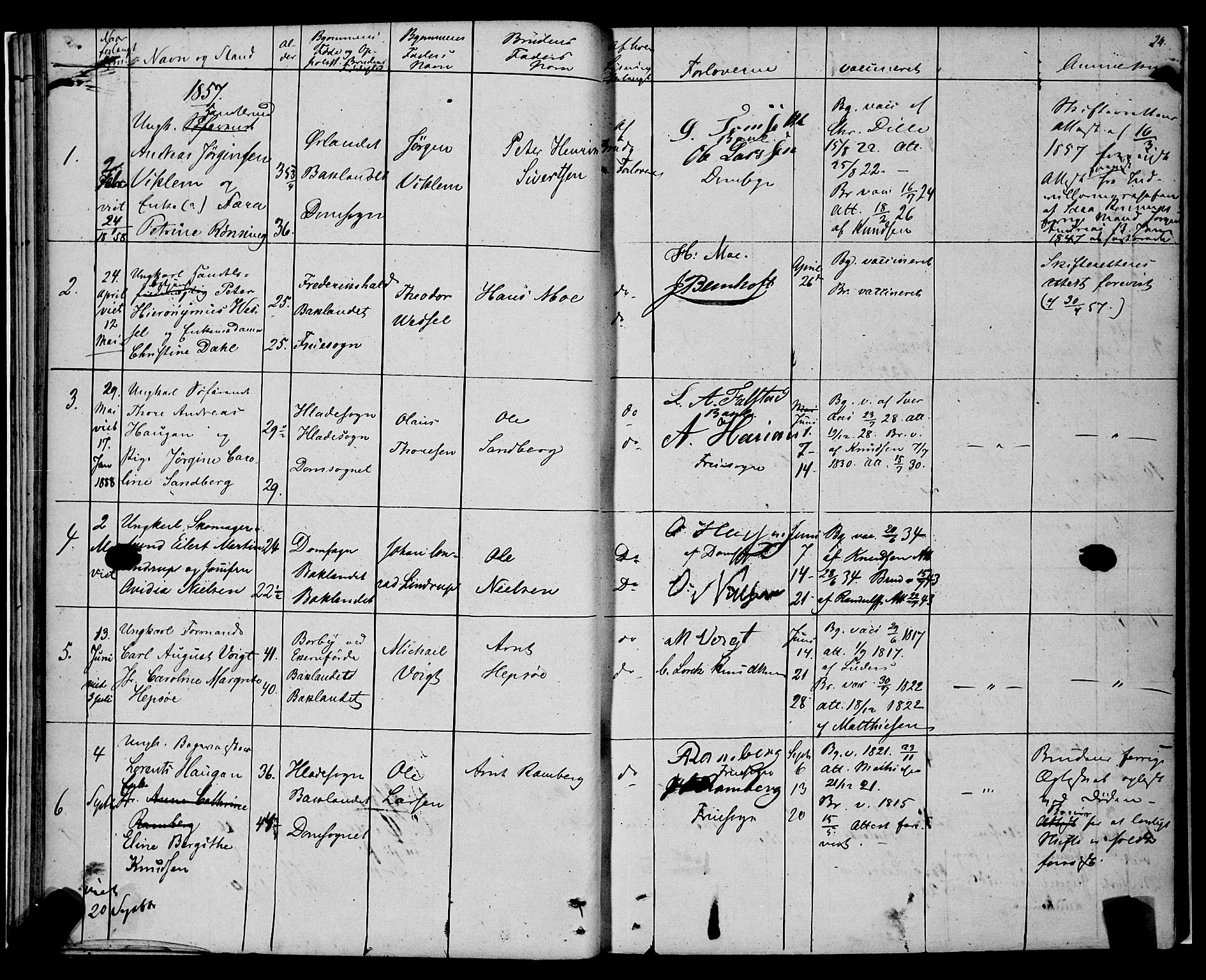 Ministerialprotokoller, klokkerbøker og fødselsregistre - Sør-Trøndelag, SAT/A-1456/604/L0187: Parish register (official) no. 604A08, 1847-1878, p. 24