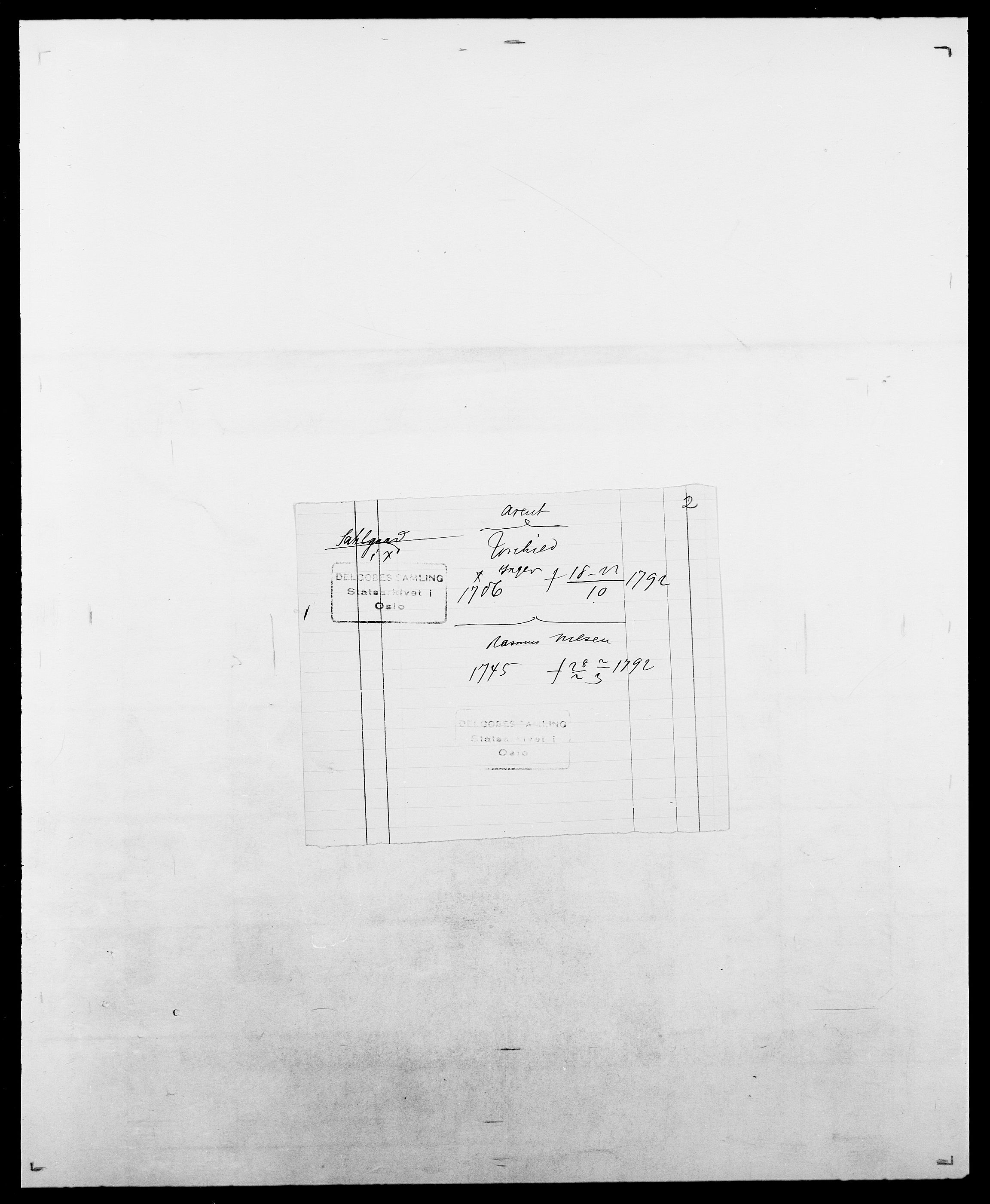 Delgobe, Charles Antoine - samling, SAO/PAO-0038/D/Da/L0034: Saabye - Schmincke, p. 46