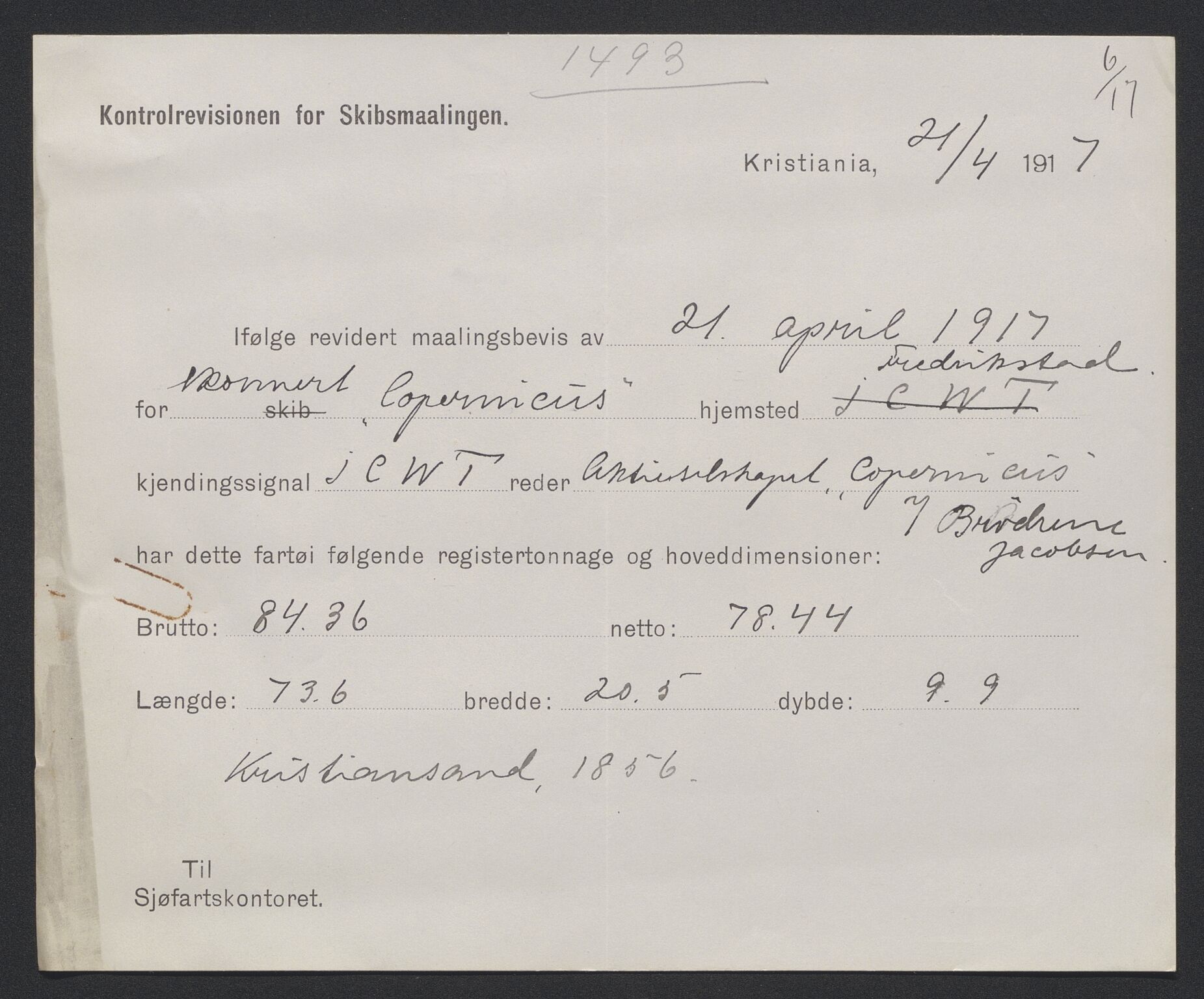 Sjøfartsdirektoratet med forløpere, skipsmapper slettede skip, AV/RA-S-4998/F/Fa/L0215: --, 1856-1924, p. 510