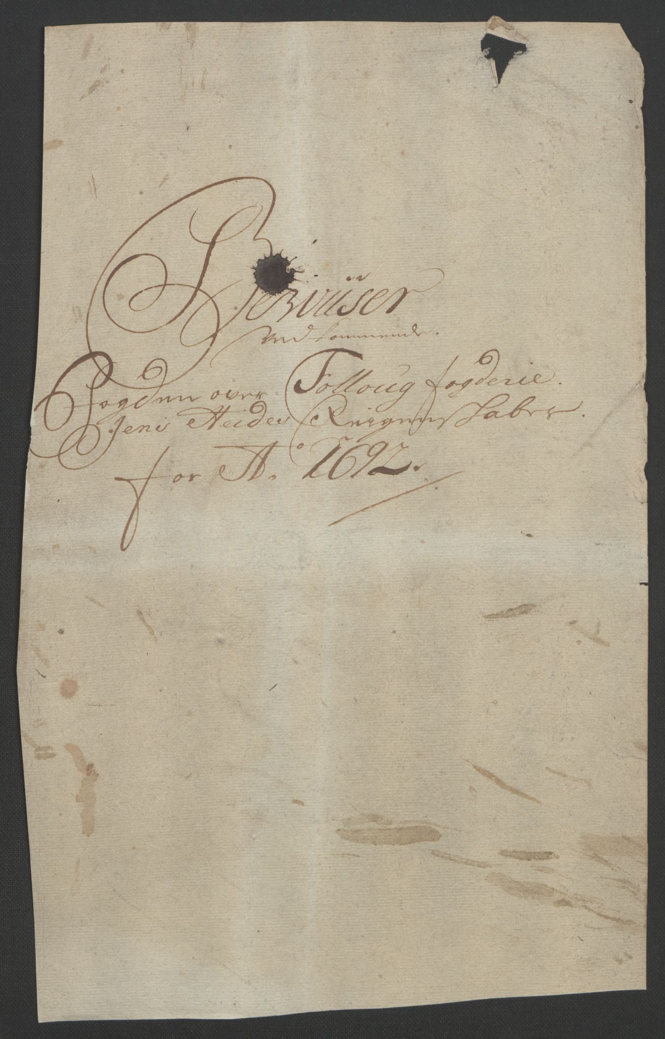 Rentekammeret inntil 1814, Reviderte regnskaper, Fogderegnskap, AV/RA-EA-4092/R09/L0437: Fogderegnskap Follo, 1692-1693, p. 18