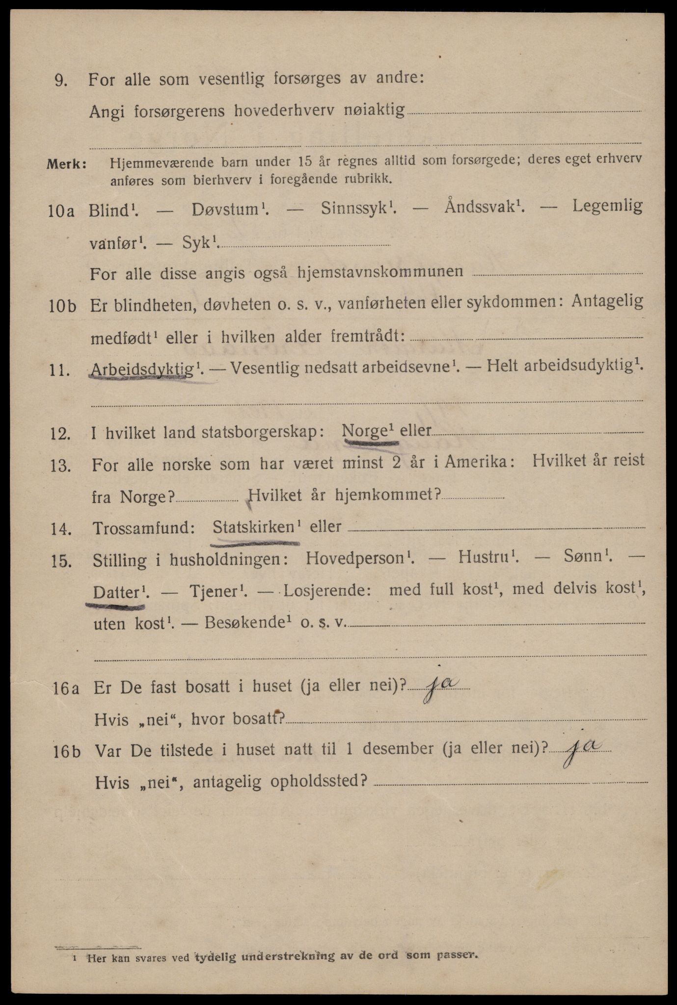 SAST, 1920 census for Haugesund, 1920, p. 21130