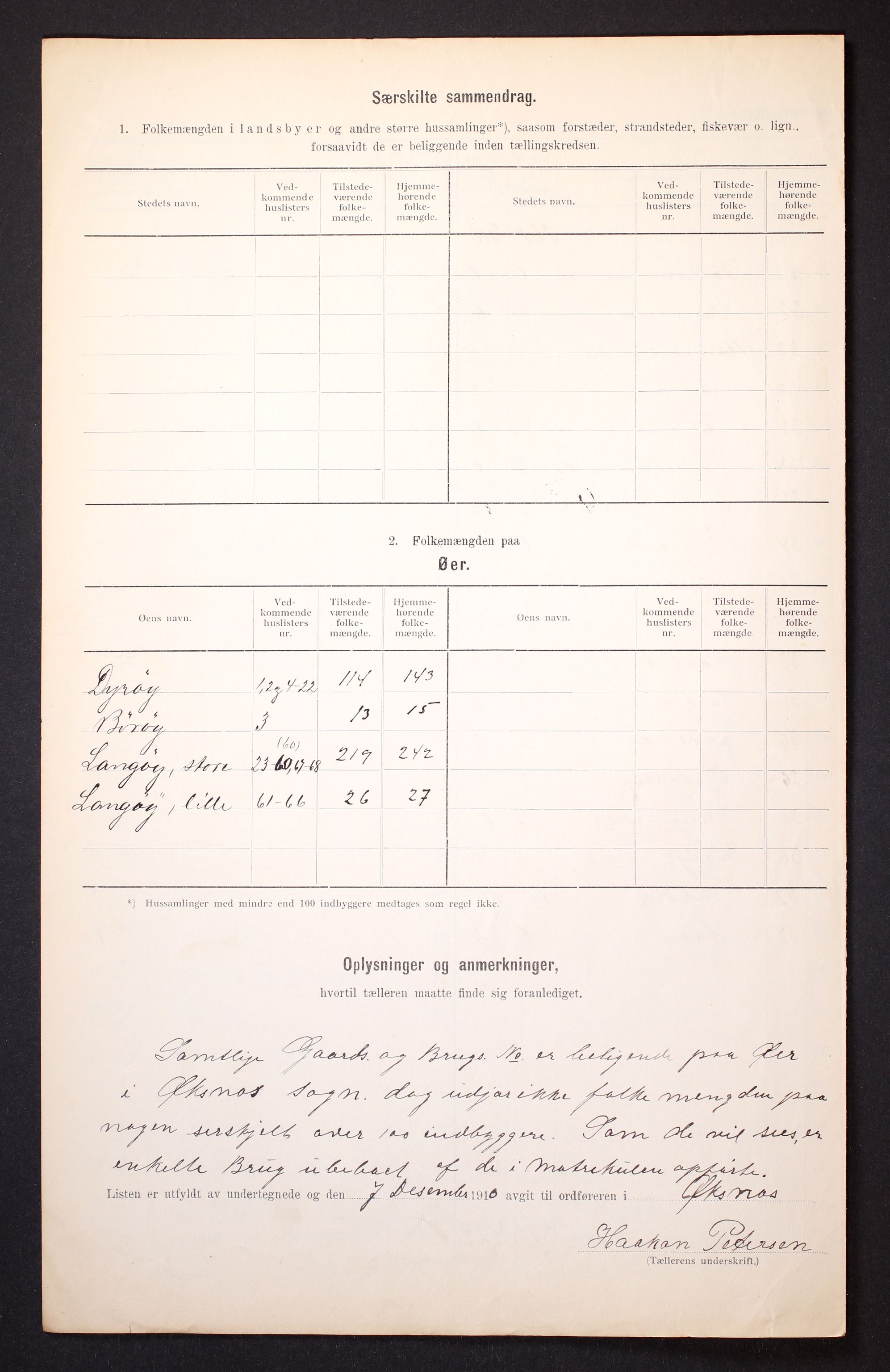 RA, 1910 census for Øksnes, 1910, p. 11