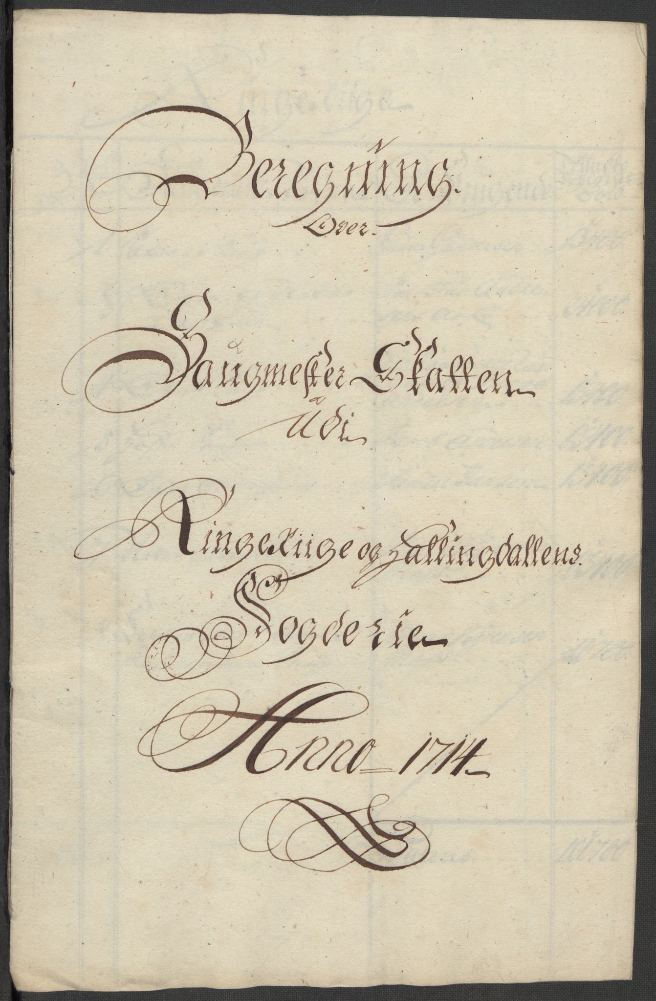 Rentekammeret inntil 1814, Reviderte regnskaper, Fogderegnskap, RA/EA-4092/R23/L1471: Fogderegnskap Ringerike og Hallingdal, 1713-1714, p. 375