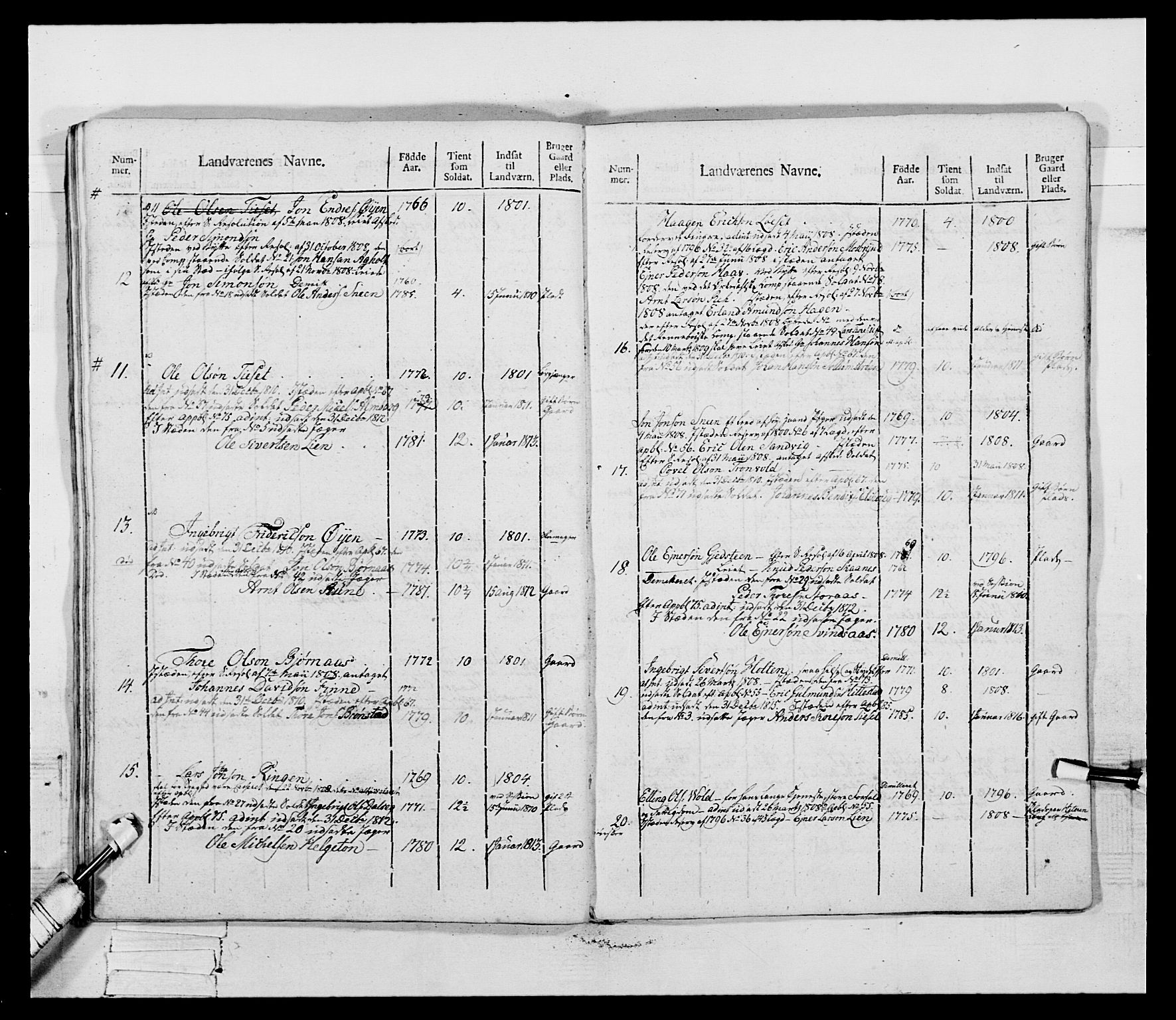 Generalitets- og kommissariatskollegiet, Det kongelige norske kommissariatskollegium, AV/RA-EA-5420/E/Eh/L0083b: 2. Trondheimske nasjonale infanteriregiment, 1810, p. 270