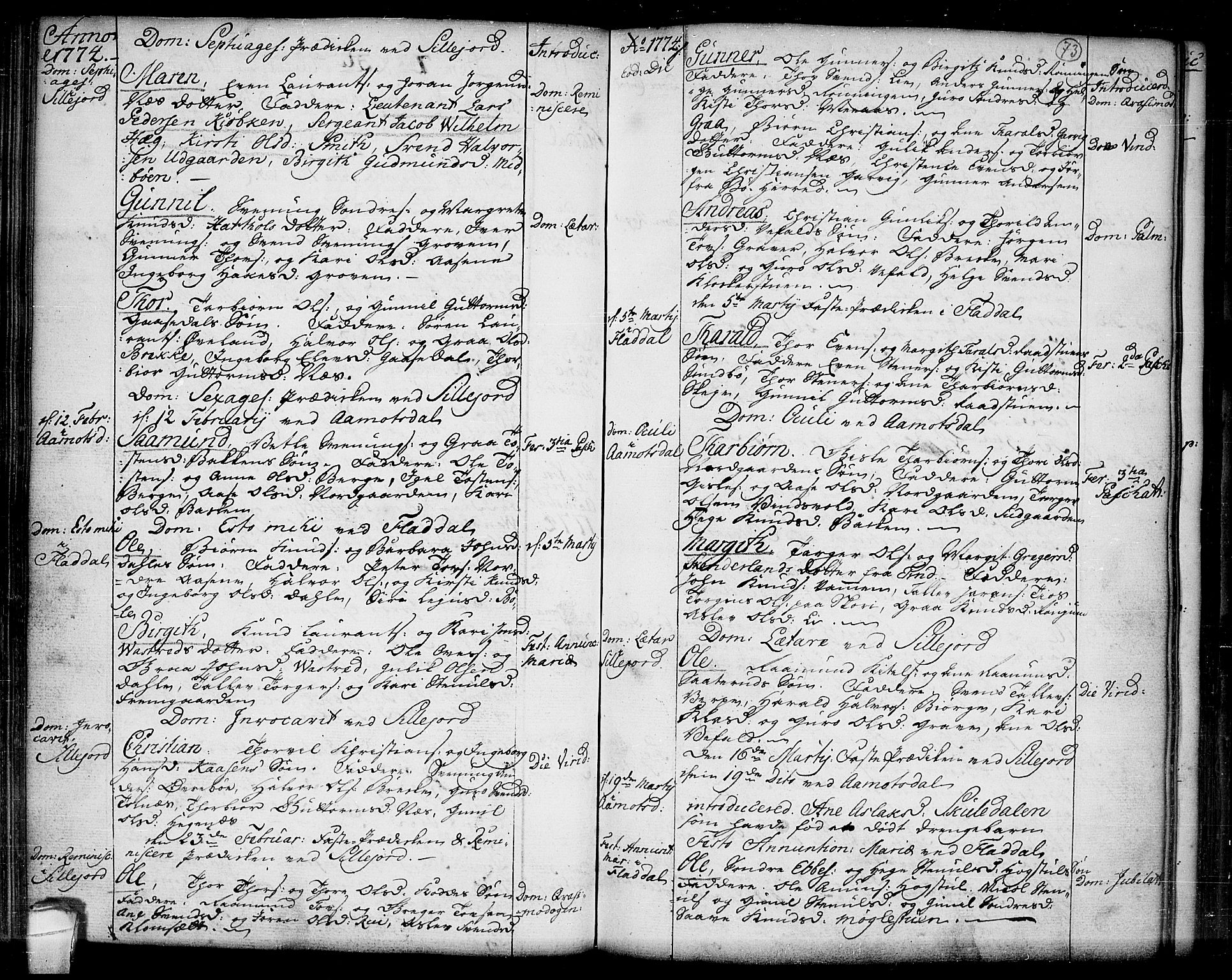Seljord kirkebøker, SAKO/A-20/F/Fa/L0007: Parish register (official) no. I 7, 1755-1800, p. 73