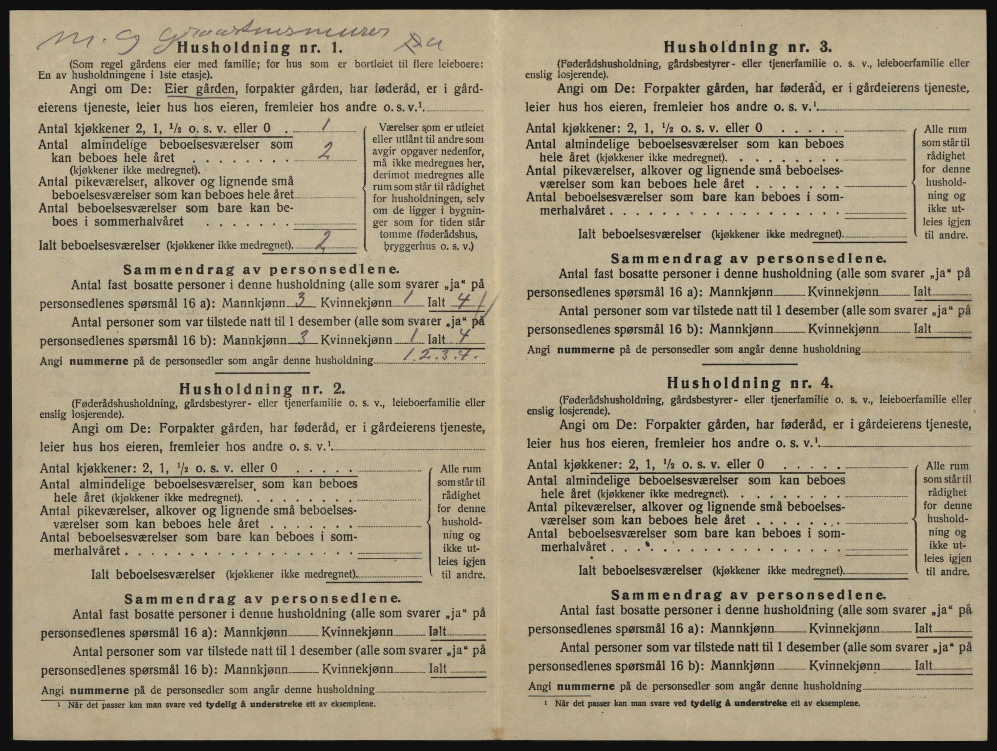 SAO, 1920 census for Glemmen, 1920, p. 2360