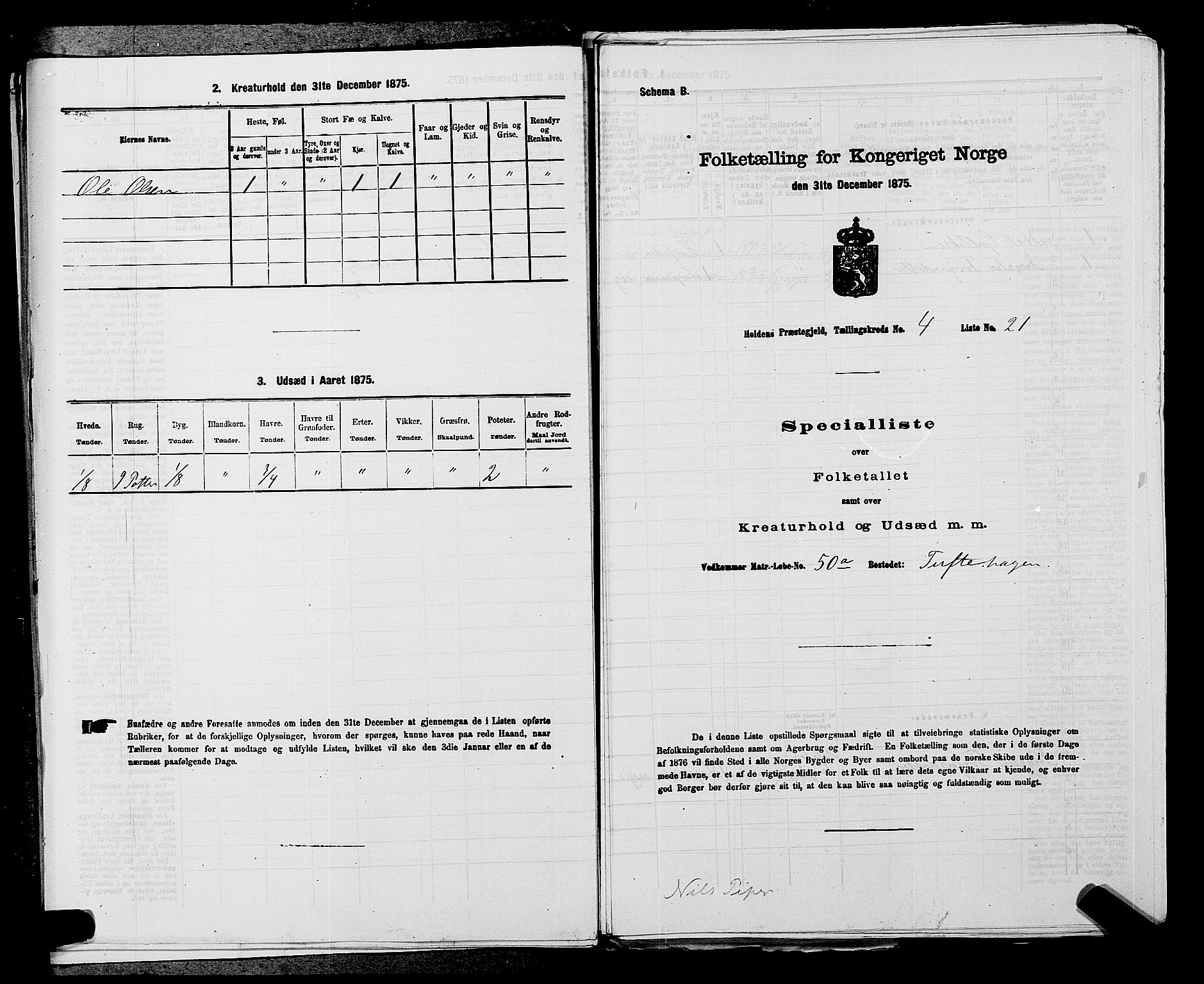 SAKO, 1875 census for 0819P Holla, 1875, p. 473