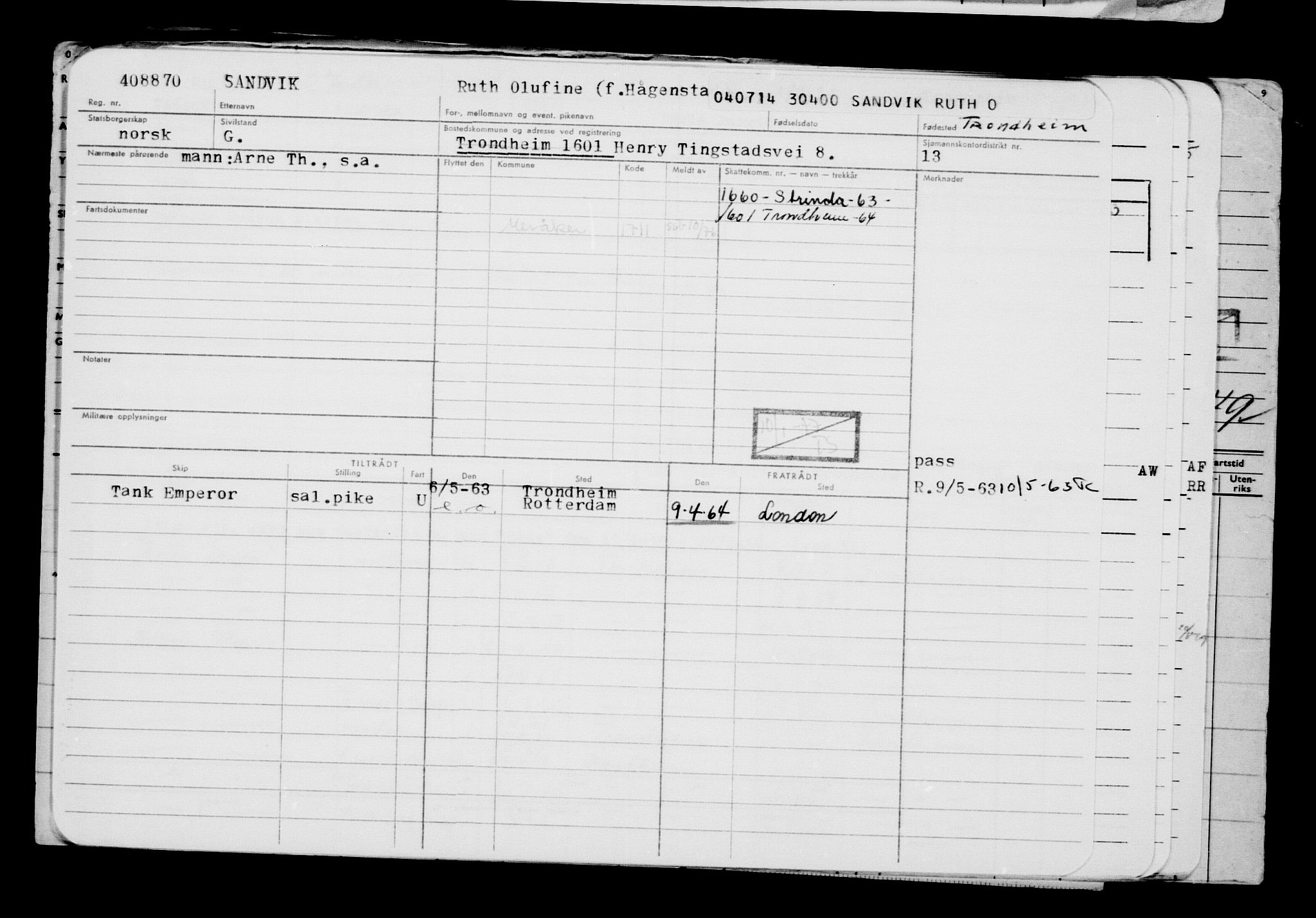 Direktoratet for sjømenn, AV/RA-S-3545/G/Gb/L0122: Hovedkort, 1914, p. 301