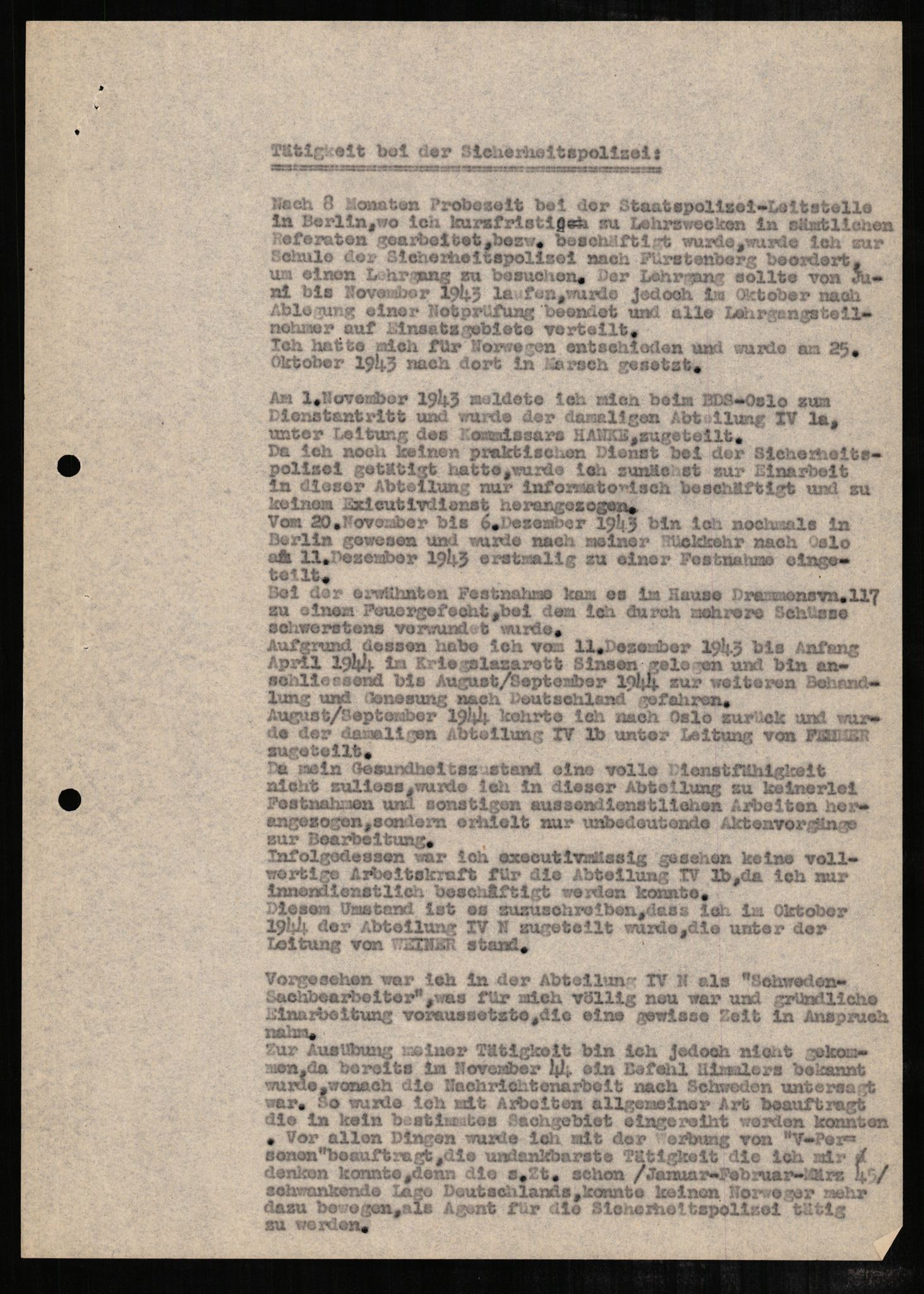 Forsvaret, Forsvarets overkommando II, AV/RA-RAFA-3915/D/Db/L0002: CI Questionaires. Tyske okkupasjonsstyrker i Norge. Tyskere., 1945-1946, p. 347