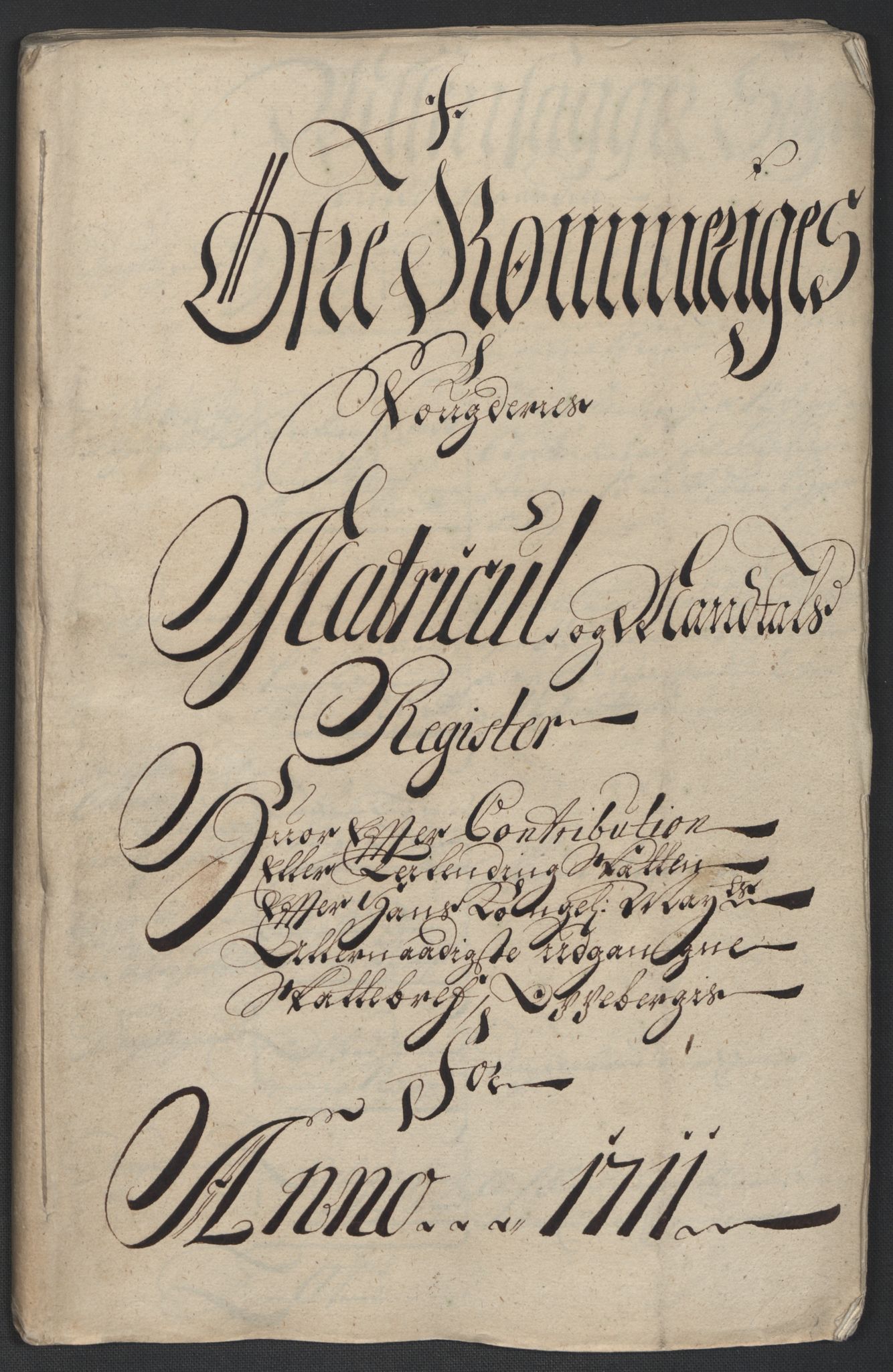 Rentekammeret inntil 1814, Reviderte regnskaper, Fogderegnskap, AV/RA-EA-4092/R12/L0720: Fogderegnskap Øvre Romerike, 1710-1711, p. 306