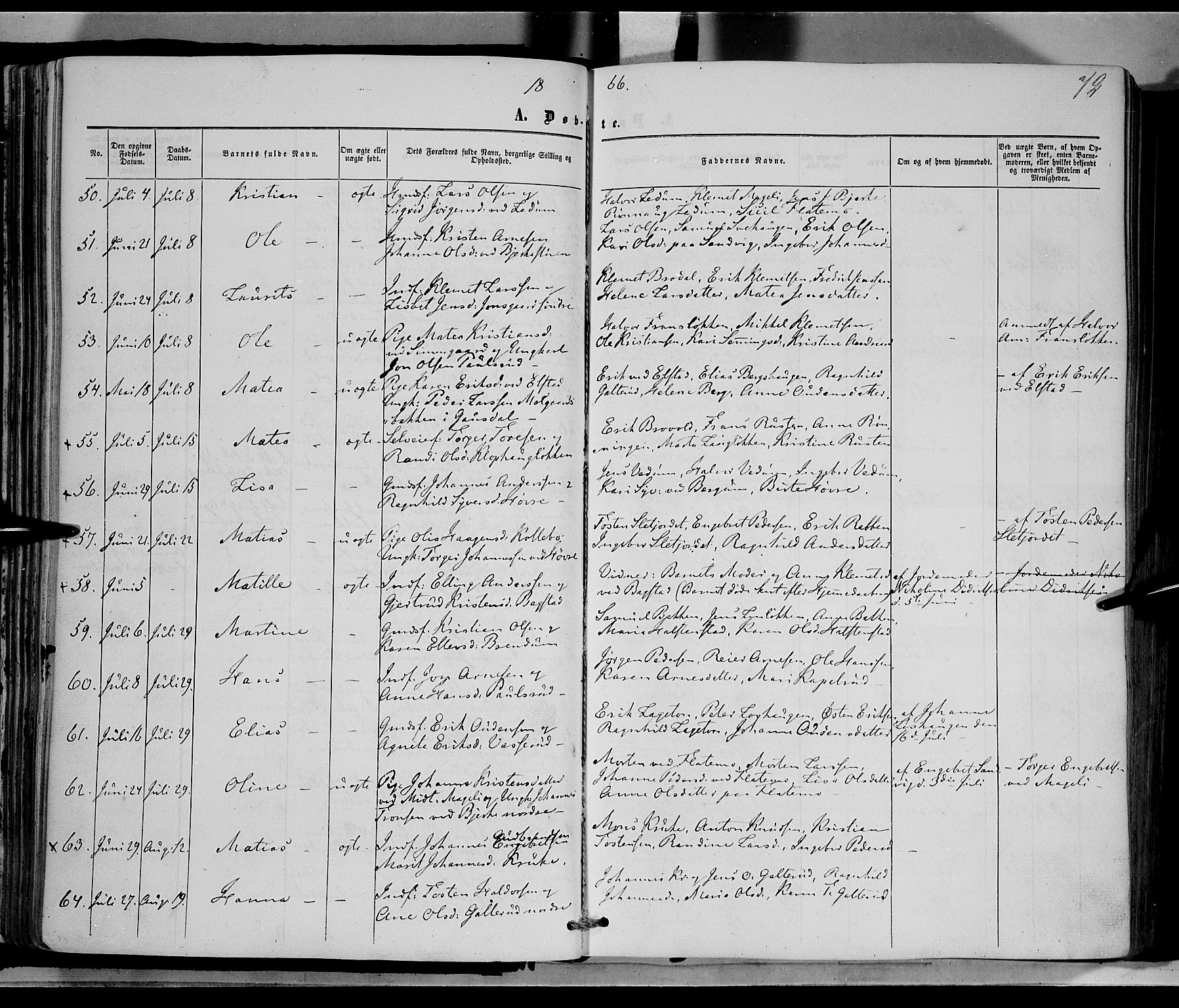 Øyer prestekontor, AV/SAH-PREST-084/H/Ha/Haa/L0006: Parish register (official) no. 6, 1858-1874, p. 72