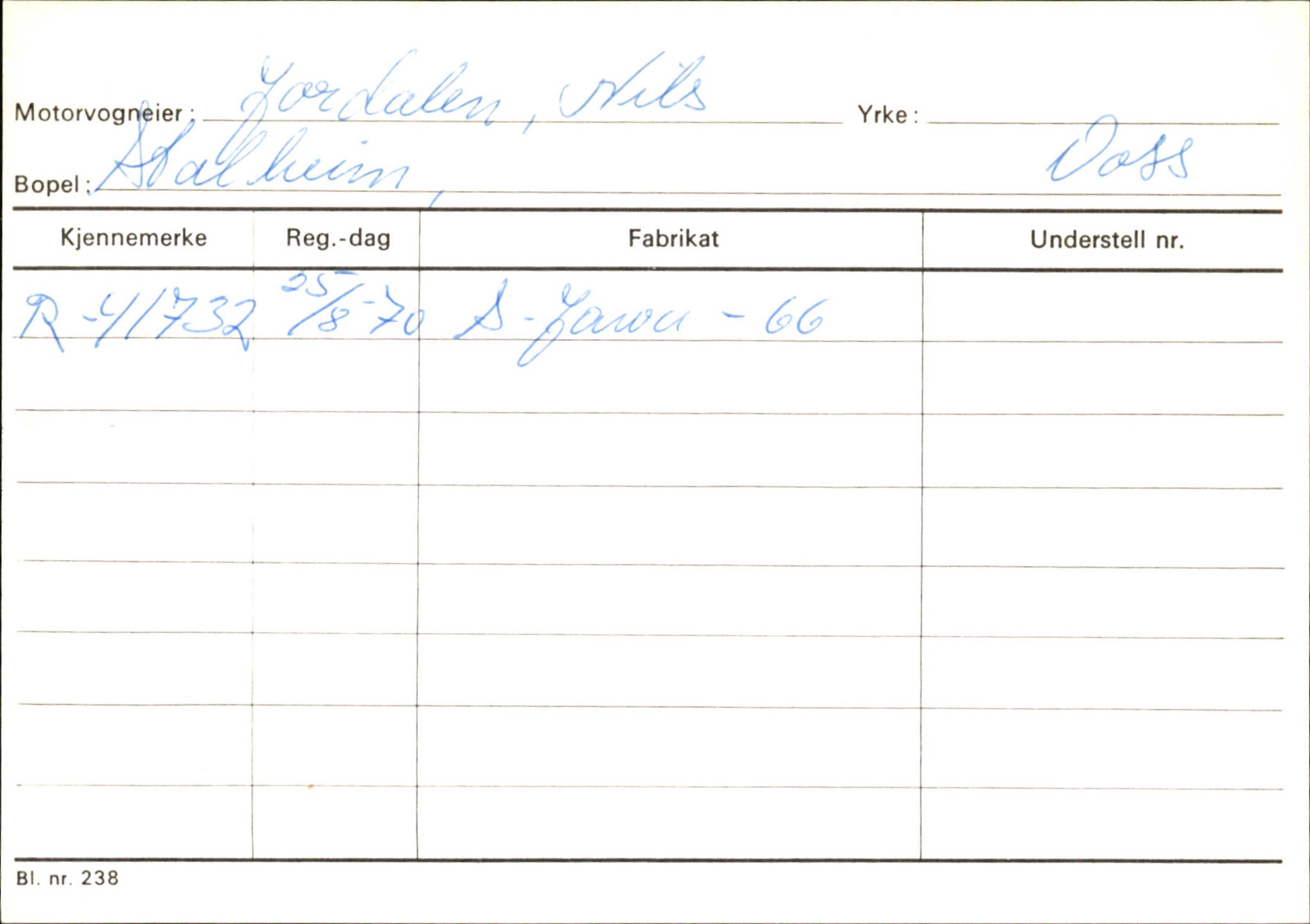 Statens vegvesen, Hordaland vegkontor, AV/SAB-A-5201/2/Ha/L0028: R-eierkort J-K, 1920-1971, p. 34