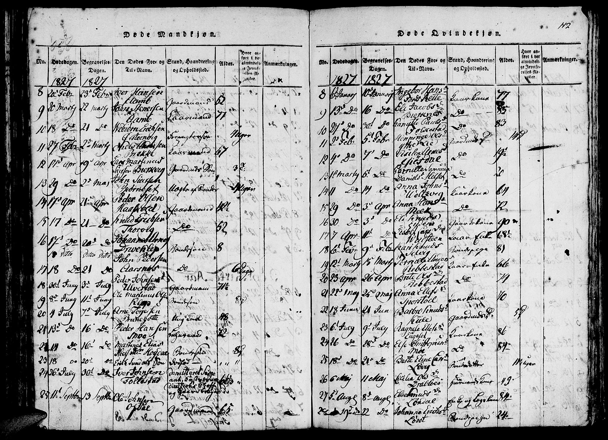 Ministerialprotokoller, klokkerbøker og fødselsregistre - Møre og Romsdal, AV/SAT-A-1454/511/L0138: Parish register (official) no. 511A05, 1817-1832, p. 112