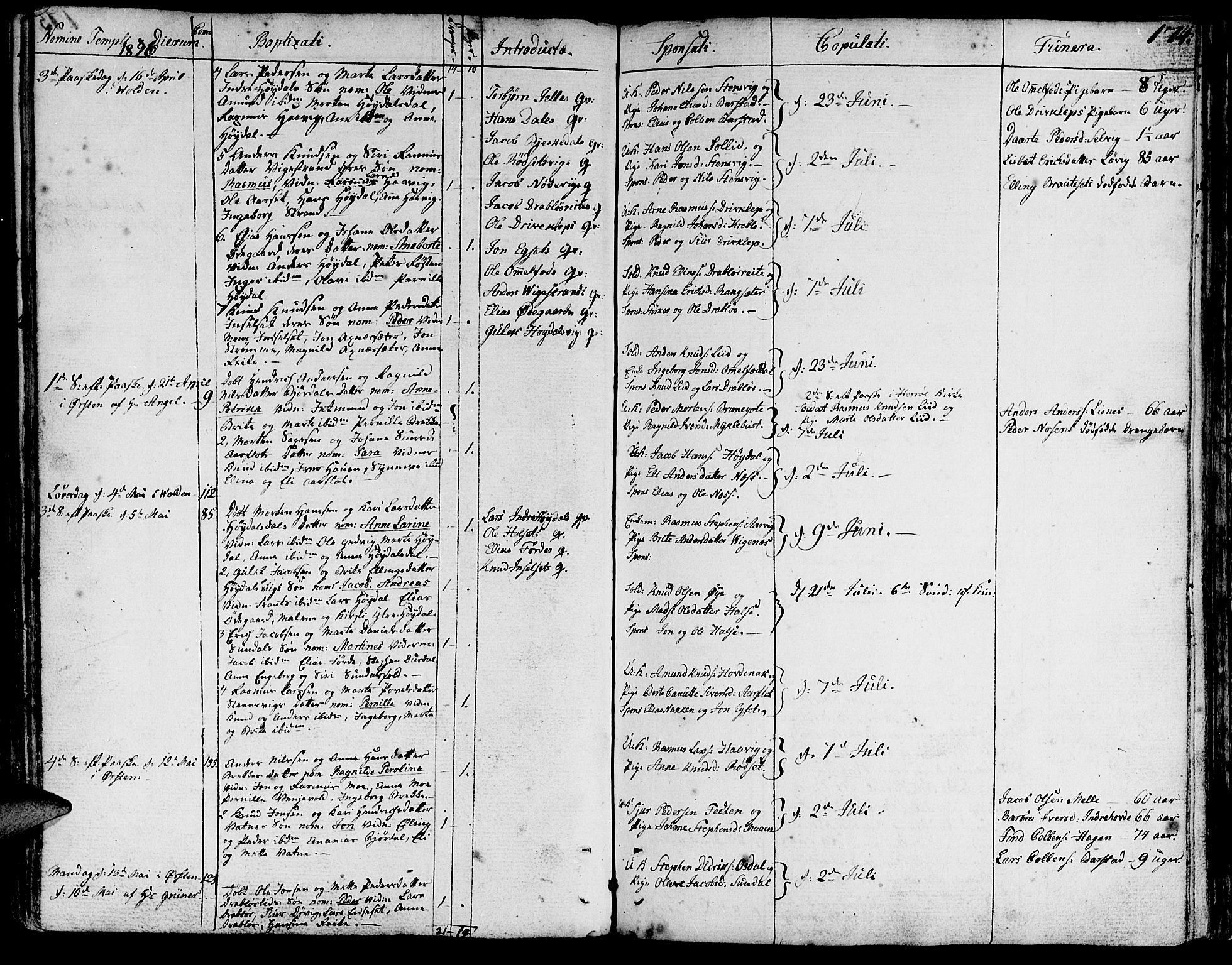 Ministerialprotokoller, klokkerbøker og fødselsregistre - Møre og Romsdal, AV/SAT-A-1454/511/L0137: Parish register (official) no. 511A04, 1787-1816, p. 174