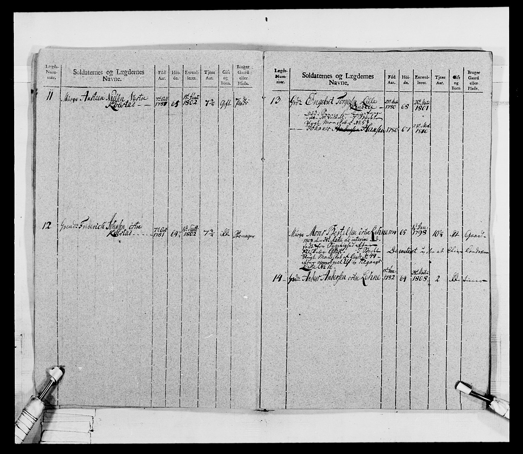 Generalitets- og kommissariatskollegiet, Det kongelige norske kommissariatskollegium, AV/RA-EA-5420/E/Eh/L0069: Opplandske gevorbne infanteriregiment, 1810-1818, p. 13