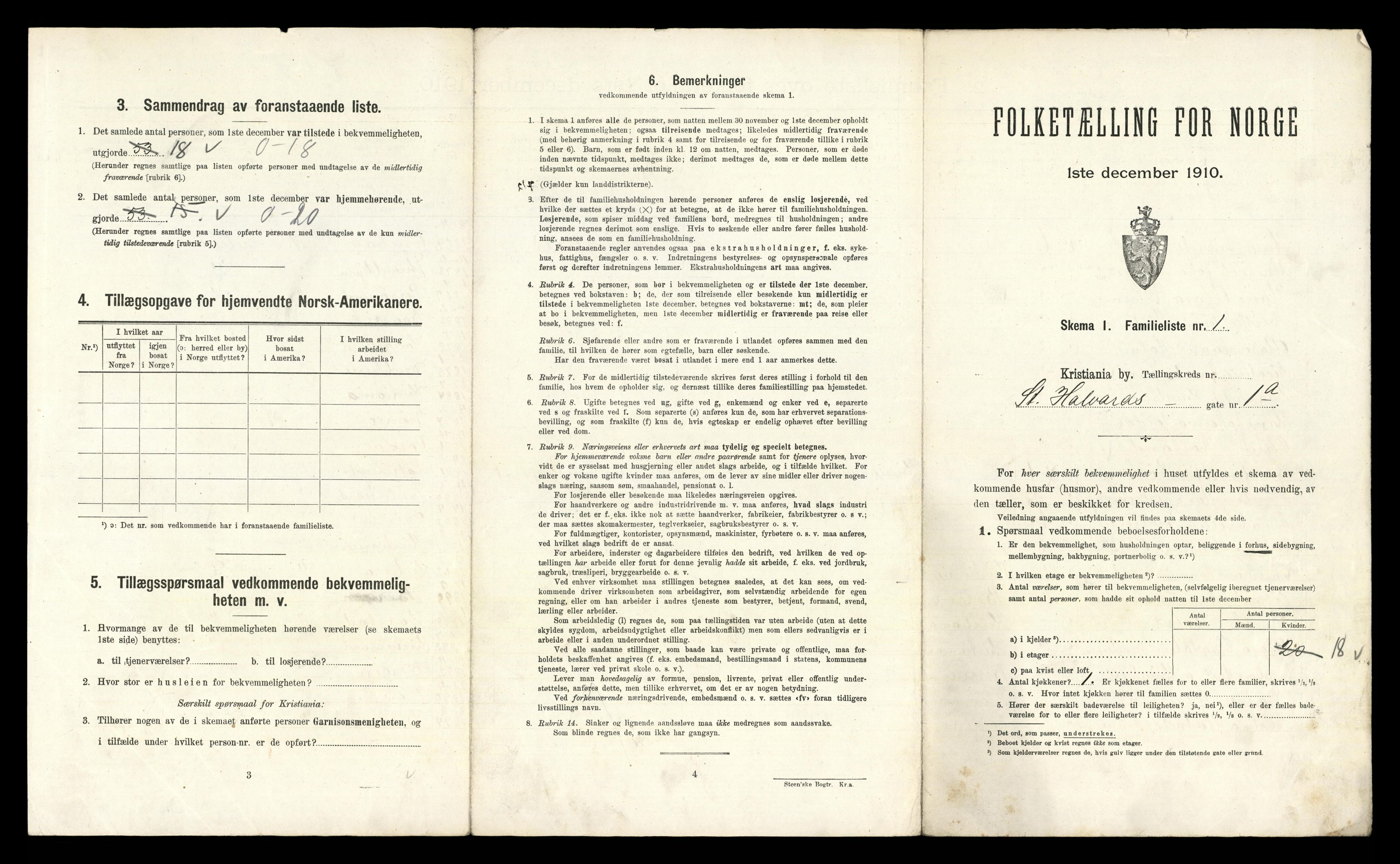 RA, 1910 census for Kristiania, 1910, p. 95969