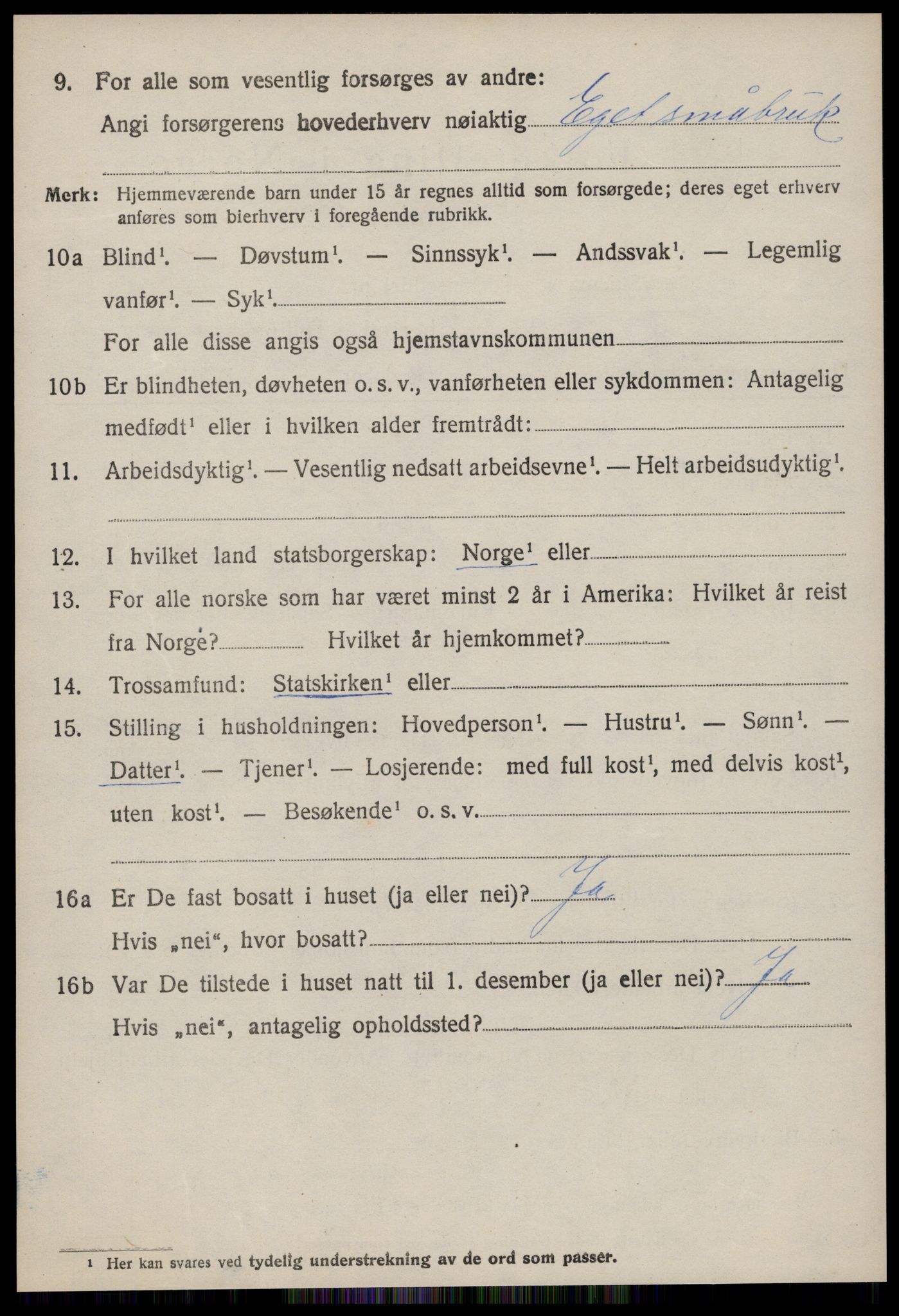 SAT, 1920 census for Sykkylven, 1920, p. 5708