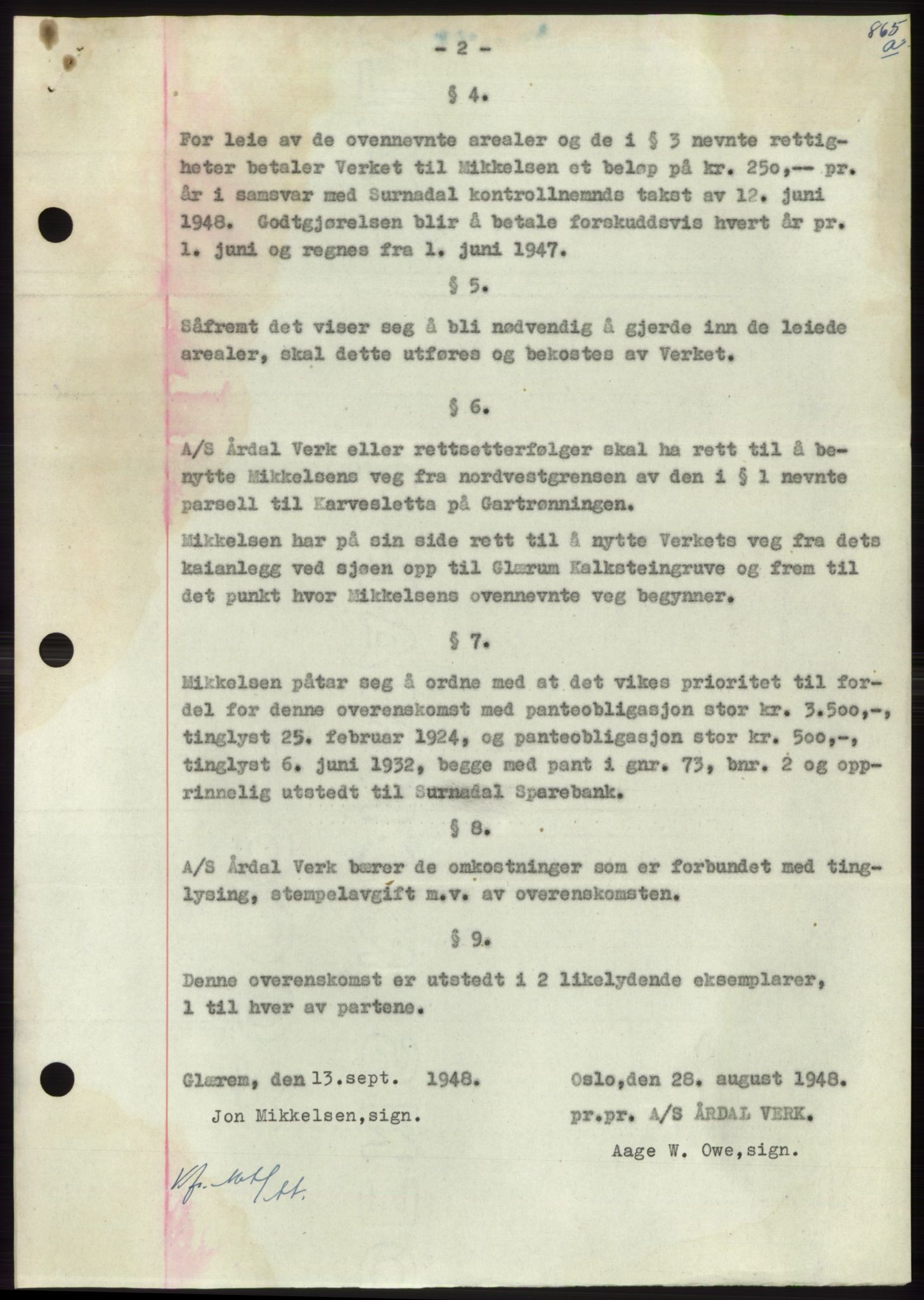 Nordmøre sorenskriveri, AV/SAT-A-4132/1/2/2Ca: Mortgage book no. B99, 1948-1948, Diary no: : 3068/1948