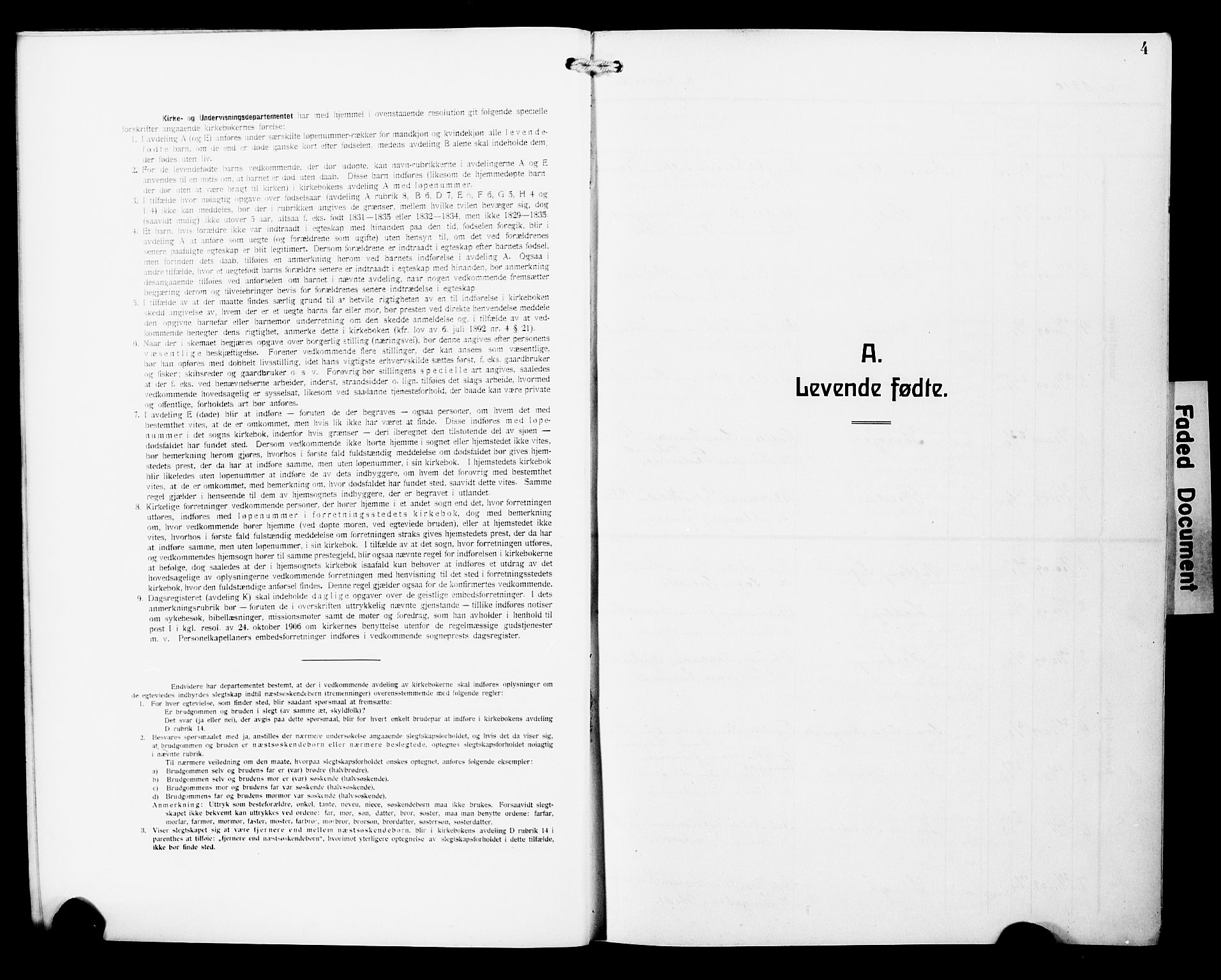 Odda Sokneprestembete, AV/SAB-A-77201/H/Hab: Parish register (copy) no. A 8, 1910-1923, p. 4