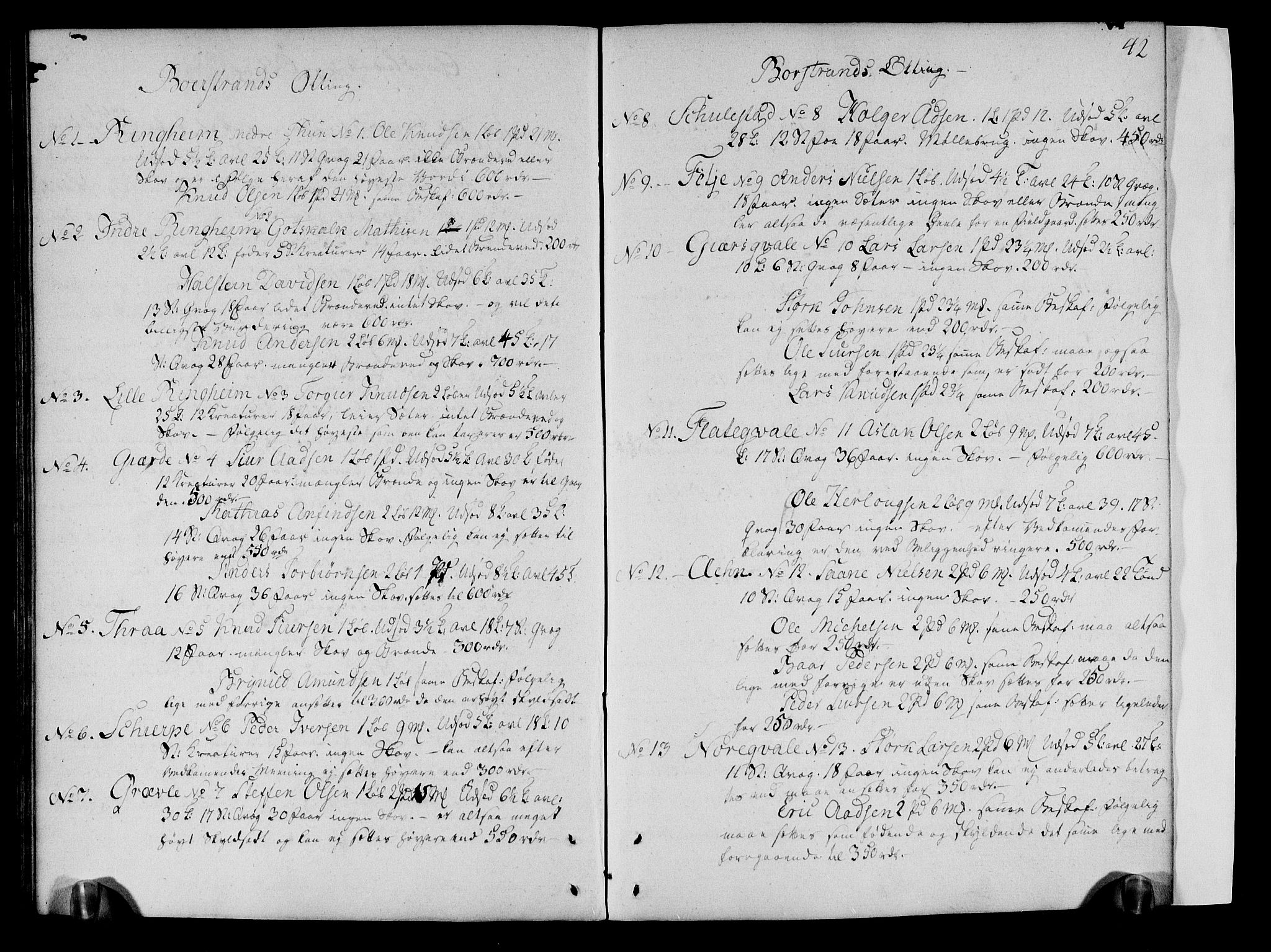 Rentekammeret inntil 1814, Realistisk ordnet avdeling, RA/EA-4070/N/Ne/Nea/L0110: Nordhordland og Voss fogderi. Deliberasjonsprotokoll, 1803, p. 47
