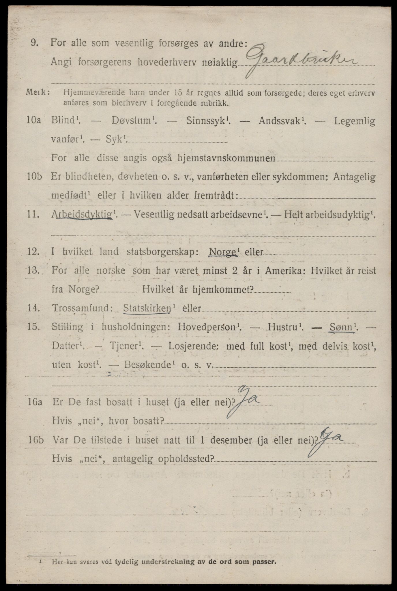 SAST, 1920 census for Vats, 1920, p. 2328