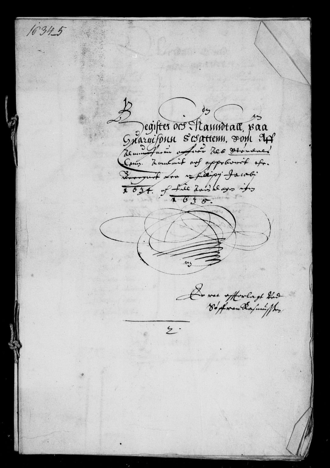 Rentekammeret inntil 1814, Reviderte regnskaper, Lensregnskaper, RA/EA-5023/R/Rb/Rbw/L0055: Trondheim len, 1634-1635