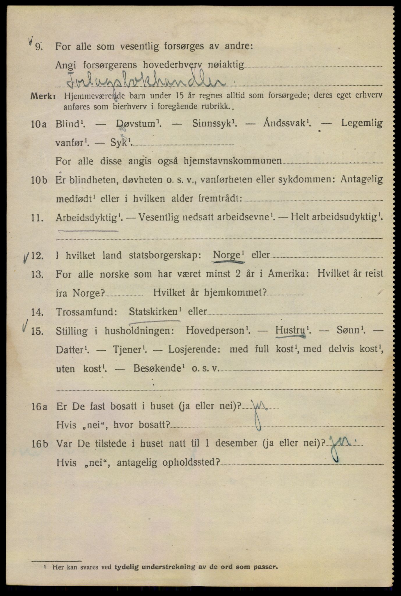 SAO, 1920 census for Kristiania, 1920, p. 590150