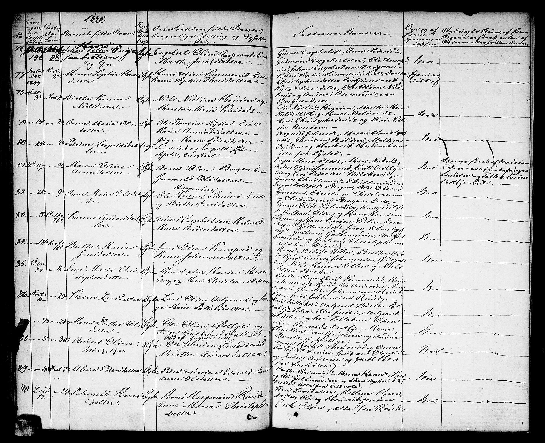 Sørum prestekontor Kirkebøker, AV/SAO-A-10303/F/Fa/L0004: Parish register (official) no. I 4, 1829-1845, p. 72