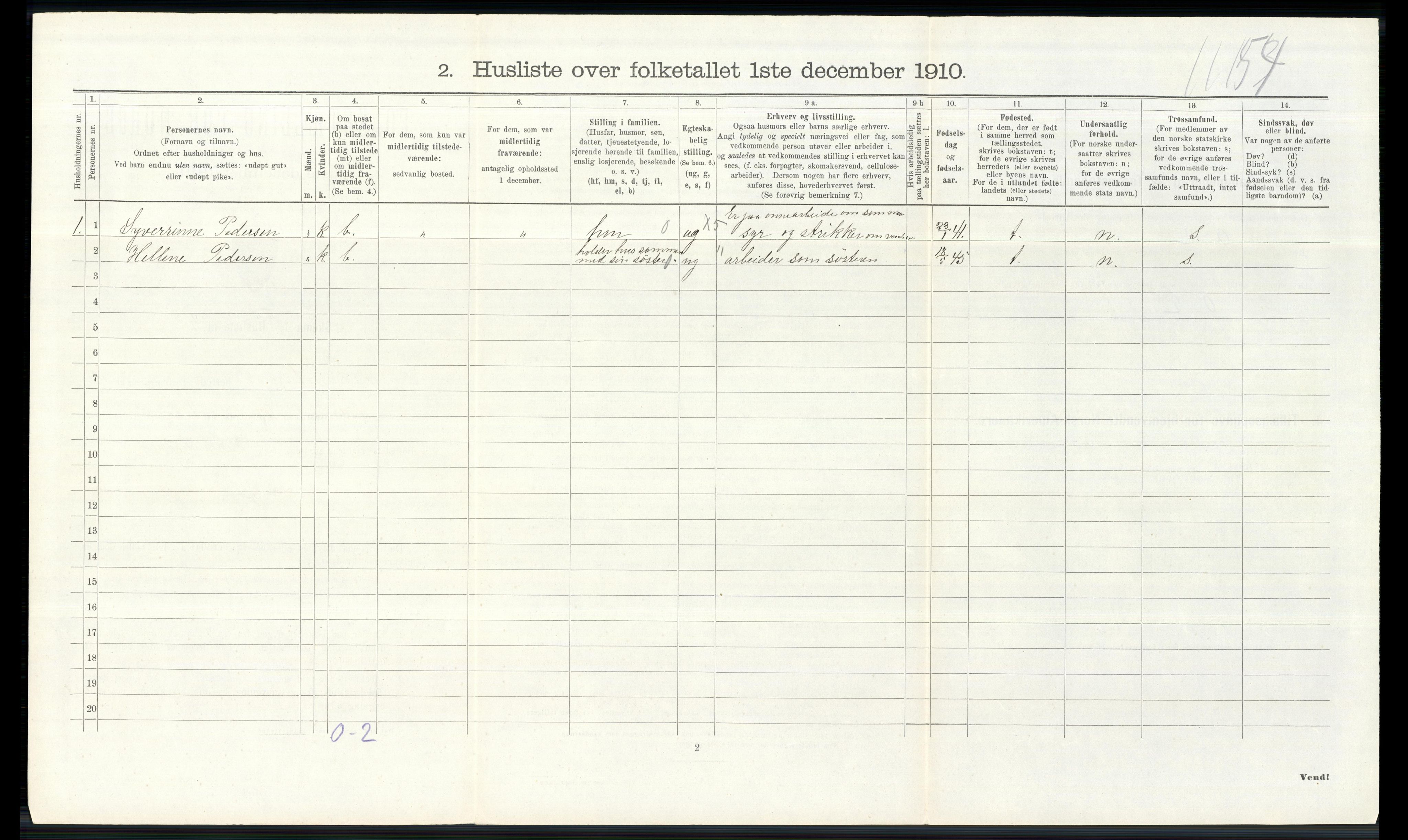 RA, 1910 census for Østre Toten, 1910, p. 2720