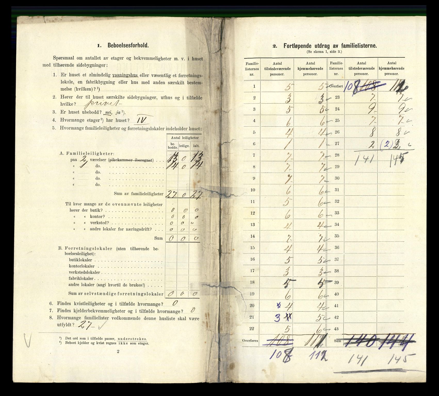 RA, 1910 census for Kristiania, 1910, p. 102134