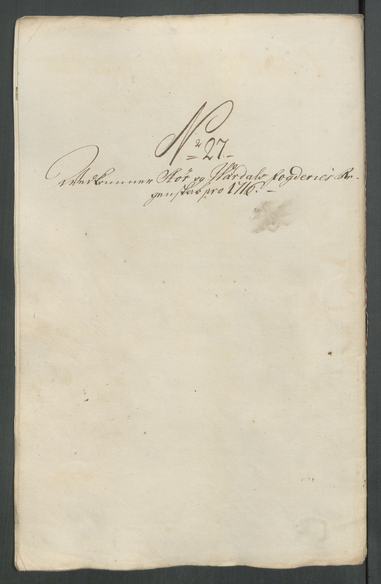 Rentekammeret inntil 1814, Reviderte regnskaper, Fogderegnskap, AV/RA-EA-4092/R62/L4206: Fogderegnskap Stjørdal og Verdal, 1716, p. 246