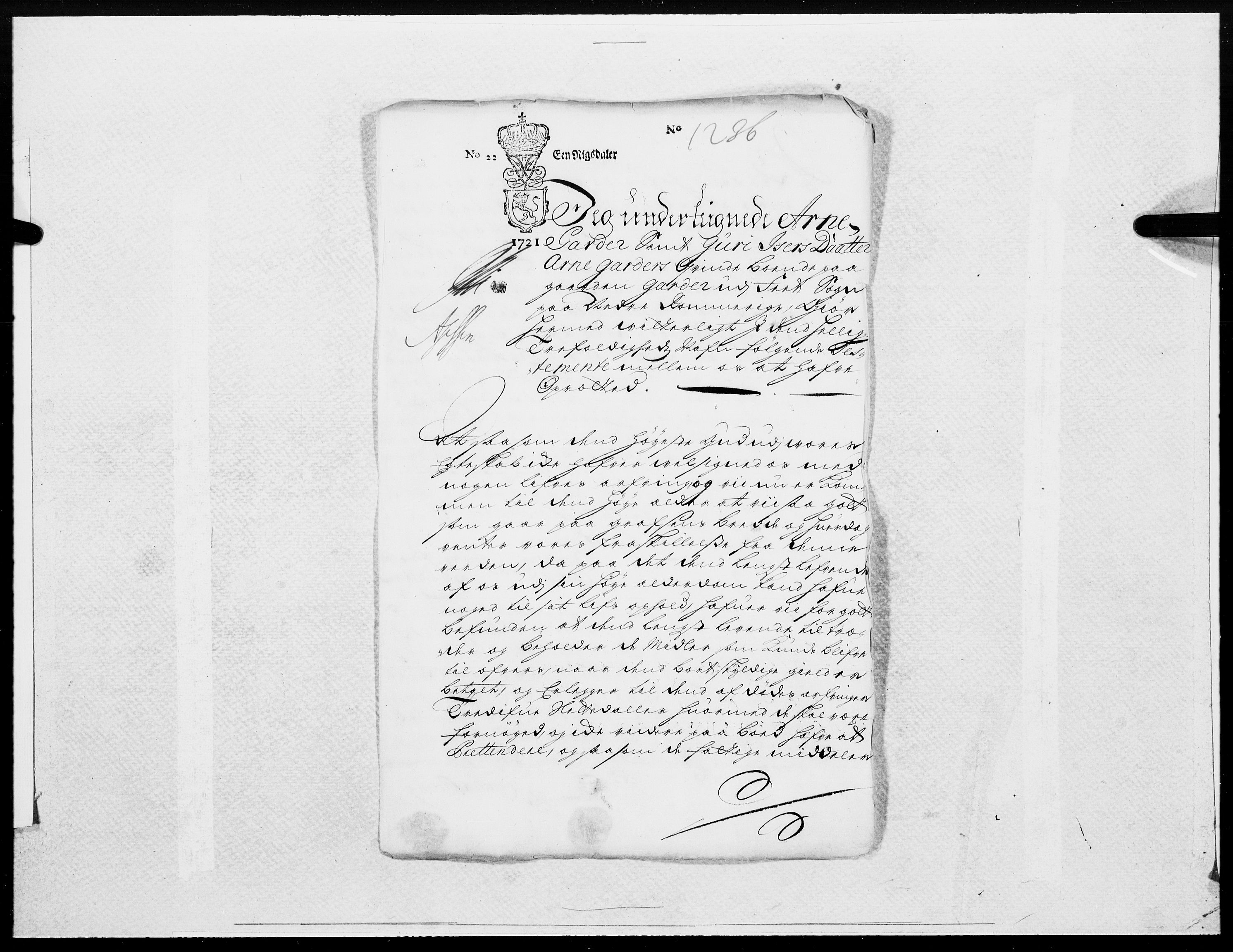 Danske Kanselli 1572-1799, RA/EA-3023/F/Fc/Fcc/Fcca/L0090: Norske innlegg 1572-1799, 1722, p. 69
