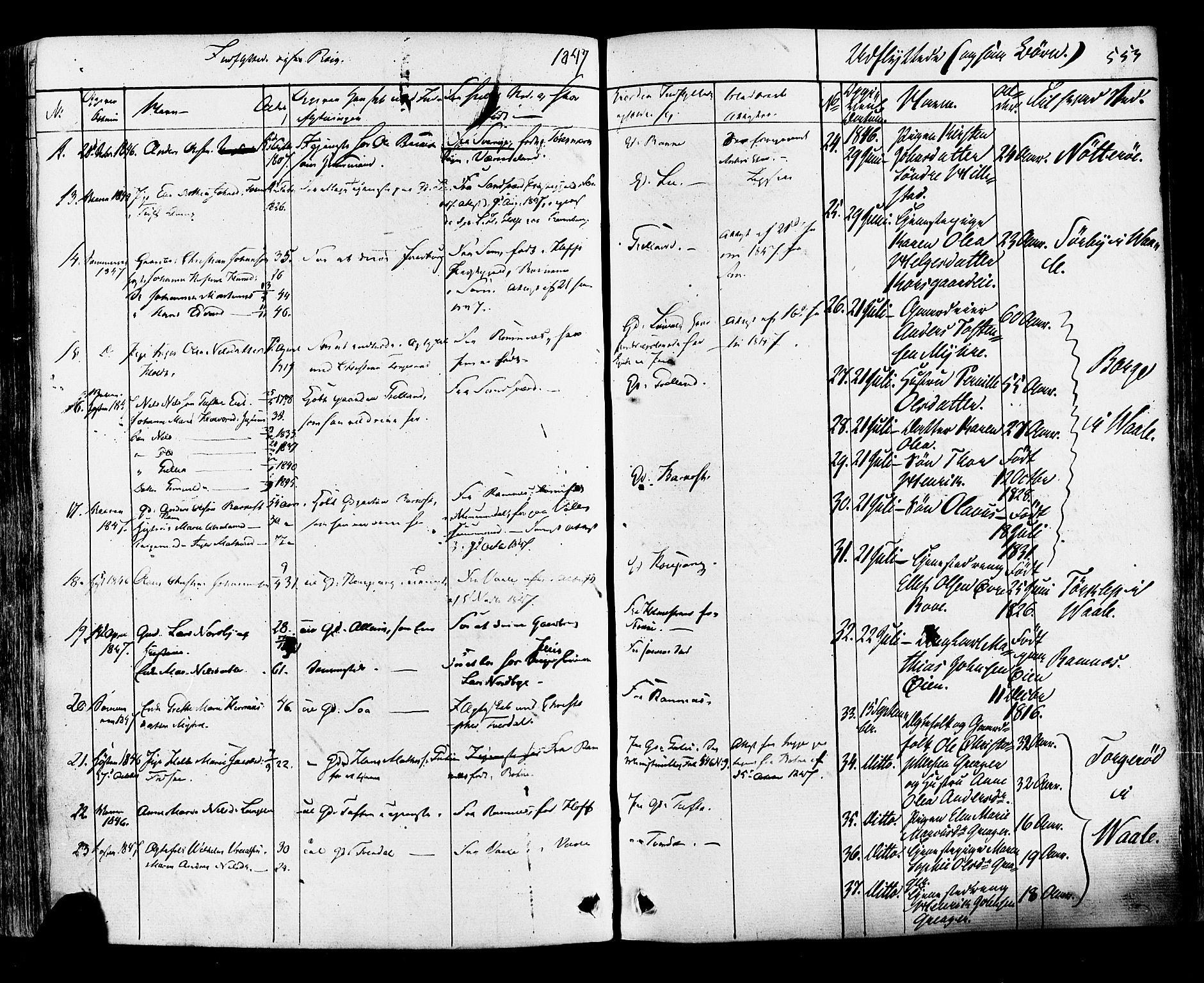 Botne kirkebøker, AV/SAKO-A-340/F/Fa/L0006: Parish register (official) no. I 6, 1836-1877, p. 553