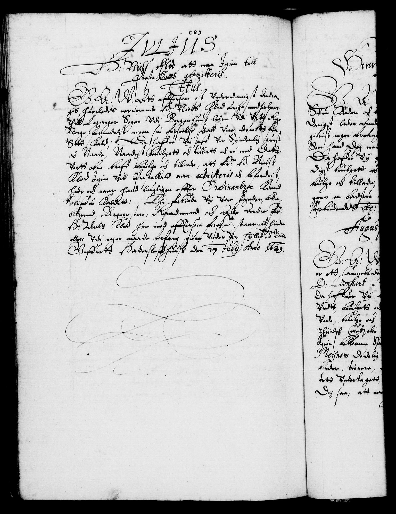 Danske Kanselli 1572-1799, AV/RA-EA-3023/F/Fc/Fca/Fcaa/L0004: Norske registre (mikrofilm), 1617-1630, p. 507b