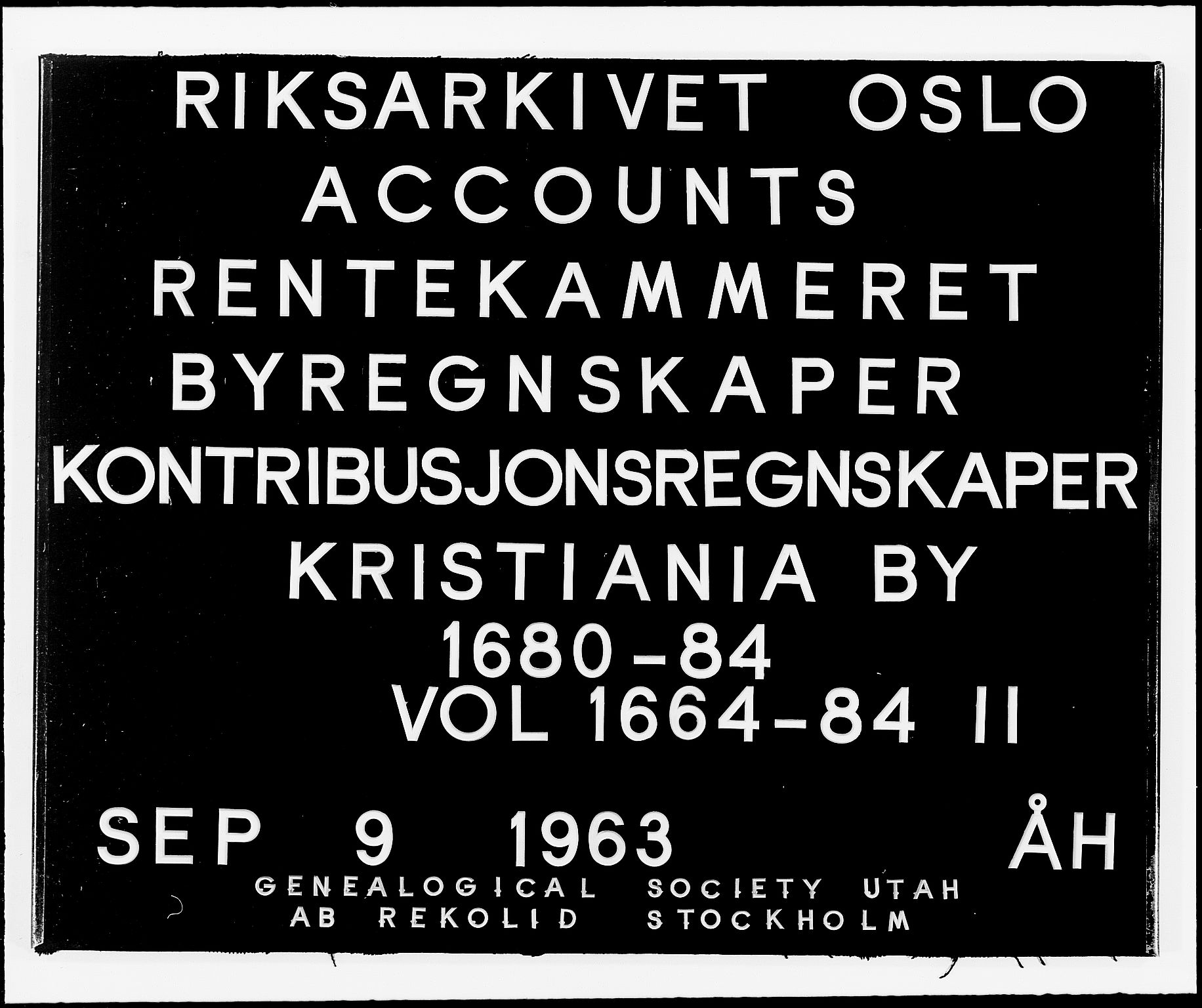 Rentekammeret inntil 1814, Reviderte regnskaper, Byregnskaper, AV/RA-EA-4066/R/Re/L0059: [E4] Kontribusjonsregnskap (med Bragernes og Strømsø), 1680-1684, p. 1