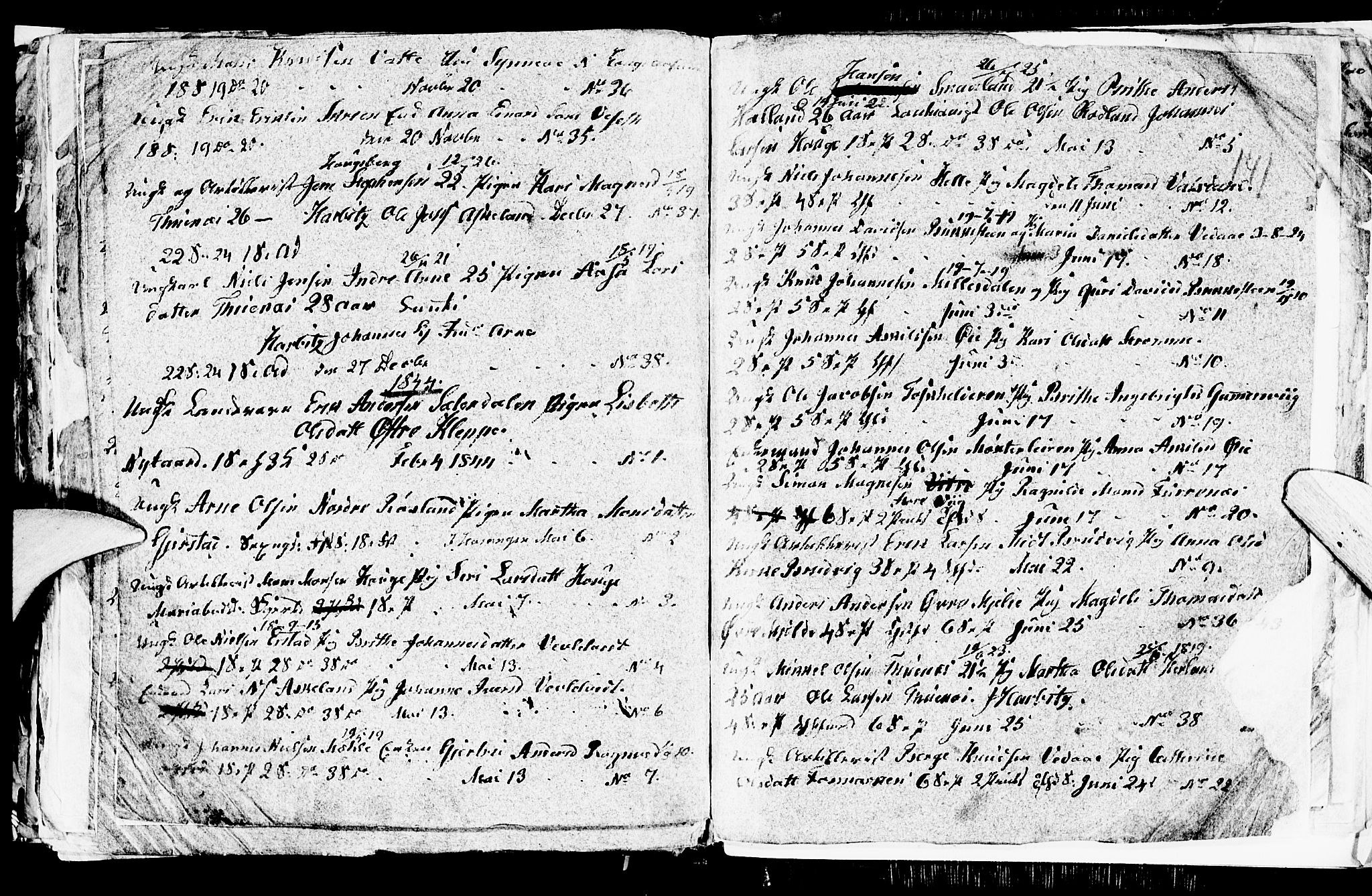 Haus sokneprestembete, SAB/A-75601/H/Hab: Parish register (copy) no. A 1, 1830-1855, p. 141