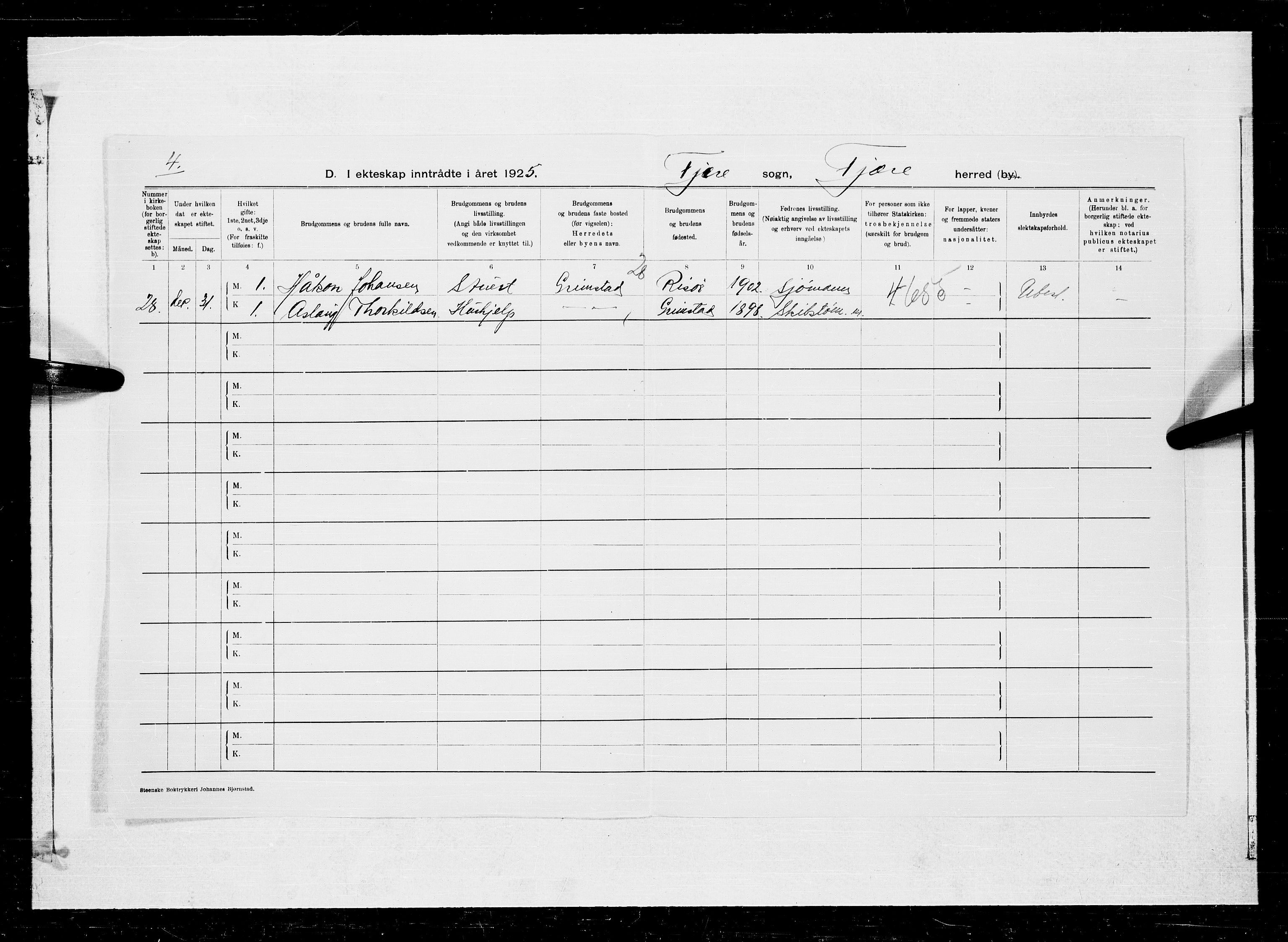 Fjære sokneprestkontor, SAK/1111-0011/F/Fa/L0003: Parish register (official) no. A 3.2, 1921-1933